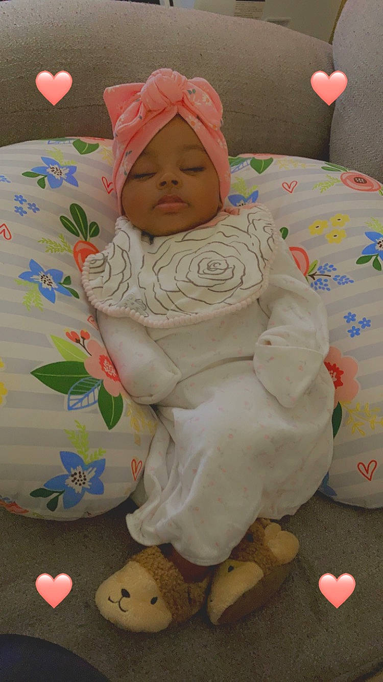 Treasure joined the competition — help win amazing prizes! baby, baby_products, baby_sleeping, baby_toddler_clothing, cap, cheek, child, comfort, event, happy, hat, head, headwear, linens, person, pink, room, sitting, skin, toddler