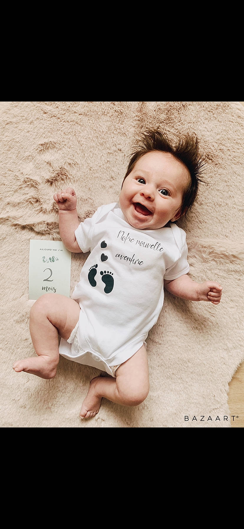 Lana participe au concours pour gagner de l'argent avec cette photo : baby, baby_toddler_clothing, cheek, child, finger, flash_photography, foot, fun, gesture, hairstyle, hand, happy, human_leg, person, pink, skin, sleeve, smile, standing, t_shirt
