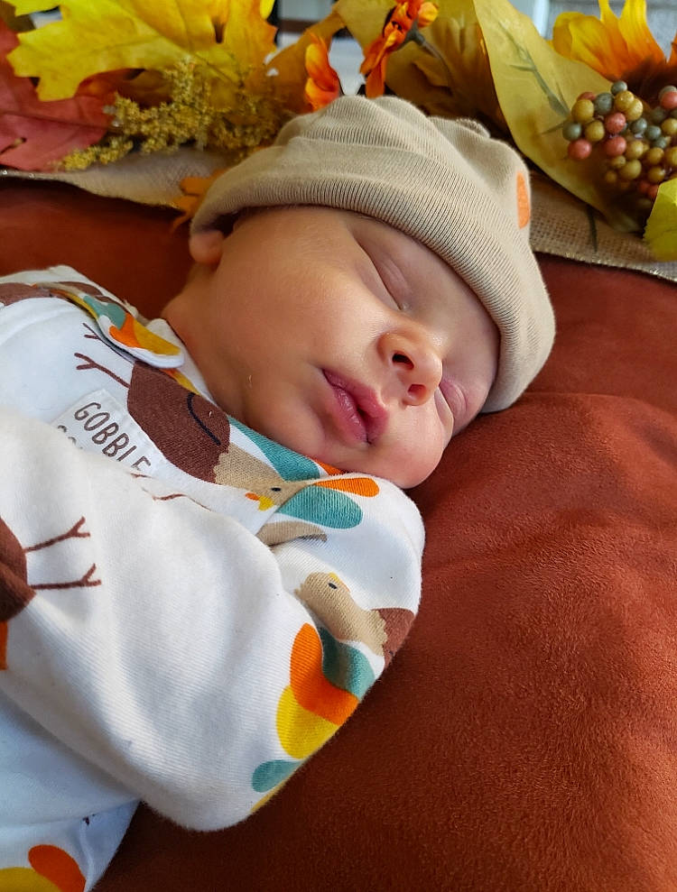 Bubby joined the competition — help win amazing prizes! baby, baby_sleeping, child, headwear, nap, person, toddler