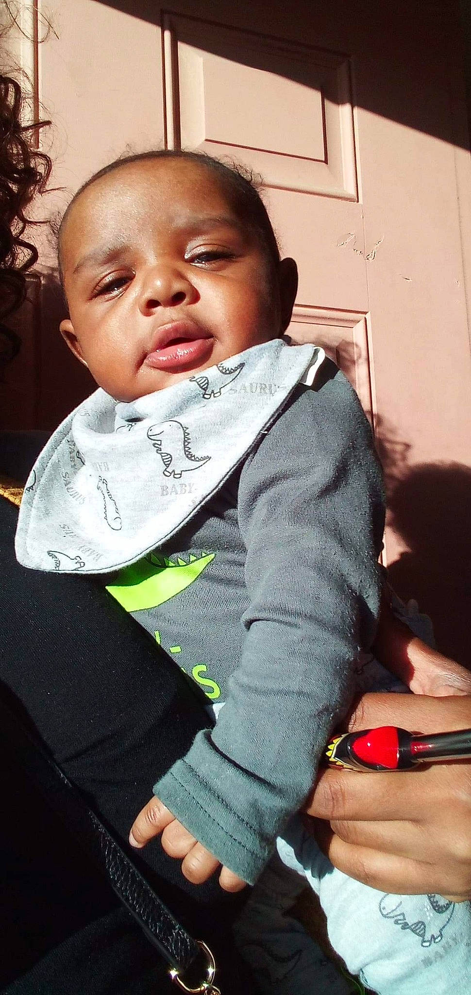 Jojo joined the competition — help win amazing prizes! baby_toddler_clothing, beauty, cheek, chin, cool, eyebrow, finger, forehead, hand, happy, head, human, jacket, lip, mouth, neck, nose, person, skin, sleeve