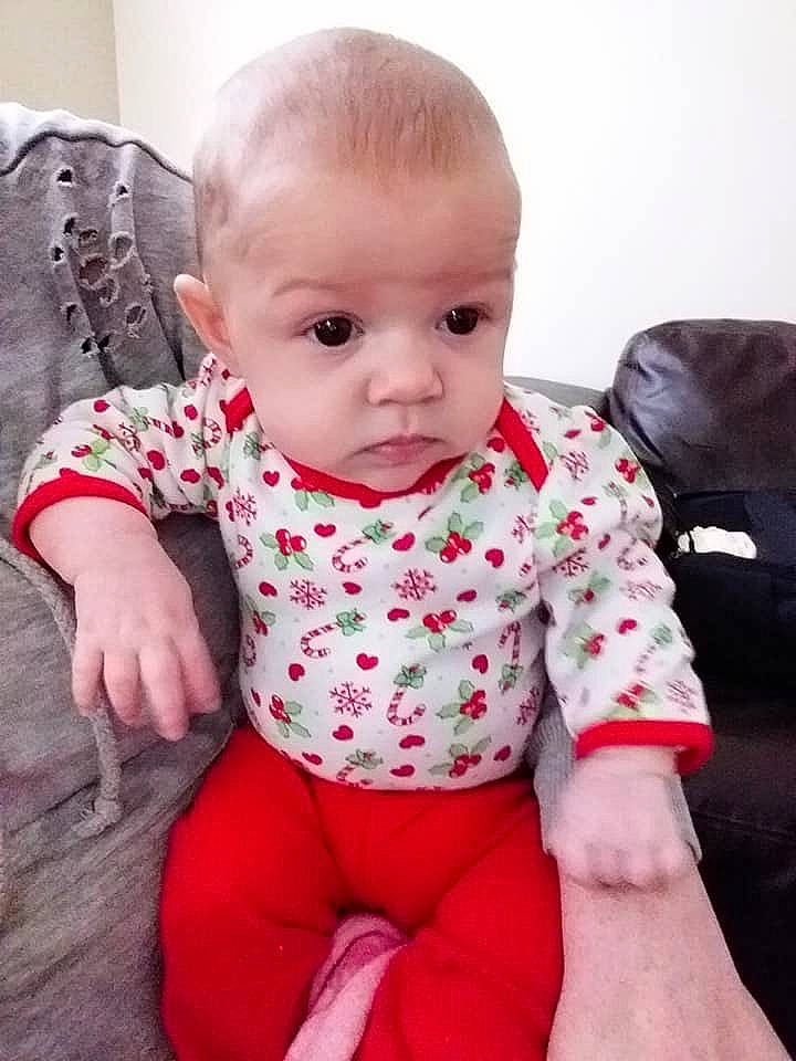 Dezarae joined the competition — help win amazing prizes! cheek, child, day, girl, head, infant, lip, mouth, person, product, sitting, skin, textile, toddler