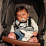Ahmed a rejoint le concours — aidez-le/la à gagner de superbes lots ! baby, stroller, pacifier, toy, bunny, clothing, nike, child, feet, infant, cute, indoor, person, smiling, seatbelt, fabric, playful, young_child, comfortable, soft_toy