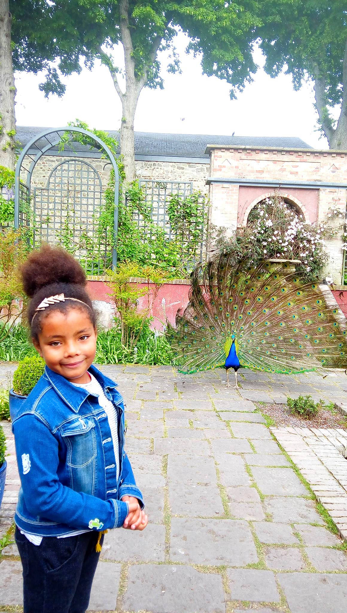 Maïa participe au concours pour gagner de l'argent avec cette photo : child, day, flower, fun, garden, girl, grass, green, house, joy, leisure, outdoor_structure, person, plant, play, public_space, recreation, tourism, travel, tree