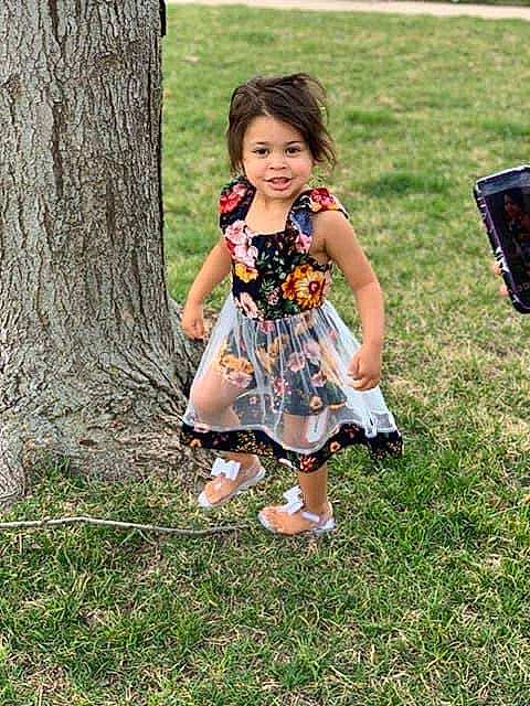 Aviana joined the competition — help win amazing prizes! child, child_model, dress, grass, joy, pattern, person, photo_shoot, photography, plant, recreation, smile, summer, toddler, tree, vacation, wildflower, yellow