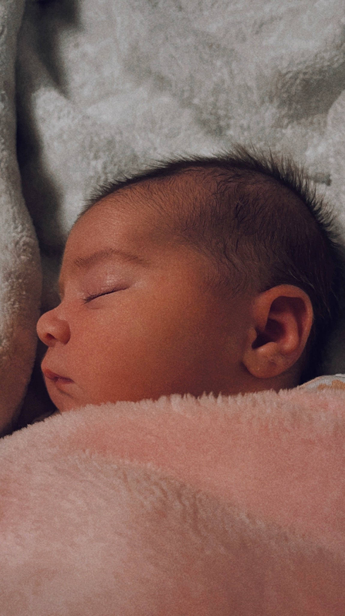 Brynlee joined the competition — help win amazing prizes! baby, baby_sleeping, cheek, child, chin, comfort, ear, eye, eyebrow, eyelash, face, finger, forehead, head, lip, mammal, mouth, nose, person, skin