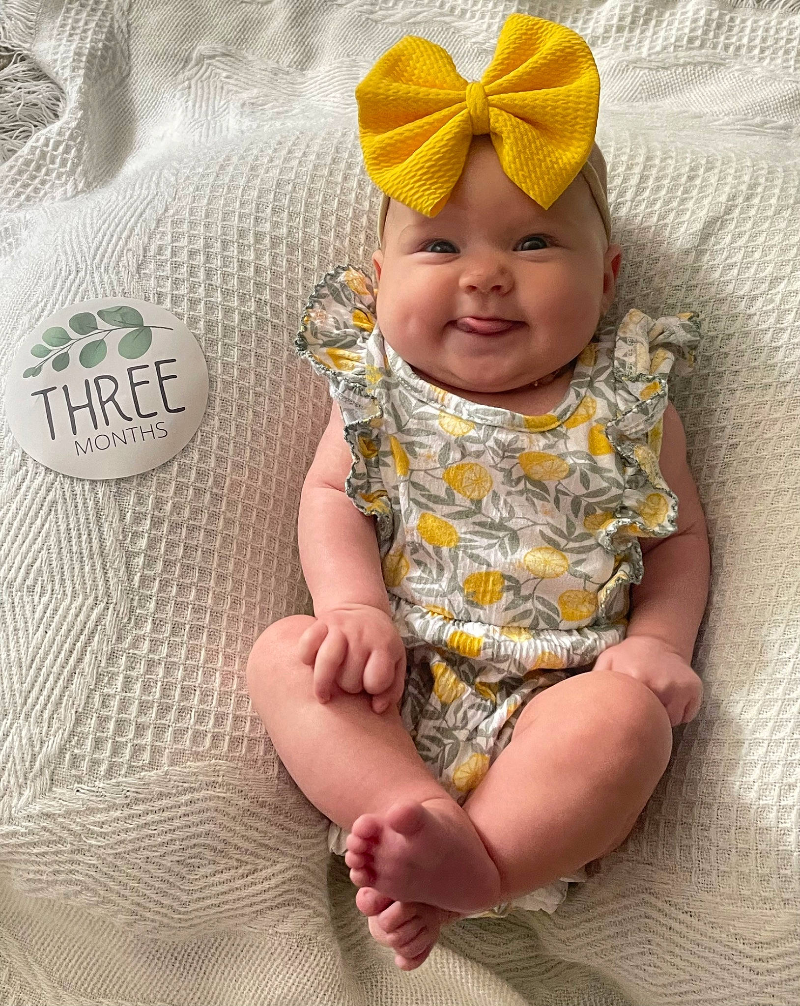 Juniper is registered to the contest to win money with this photo: baby, baby_sleeping, baby_toddler_clothing, cap, child, comfort, face, fashion_accessory, finger, happy, head, headgear, headwear, joy, linens, pattern, person, skin, sleeve, smile