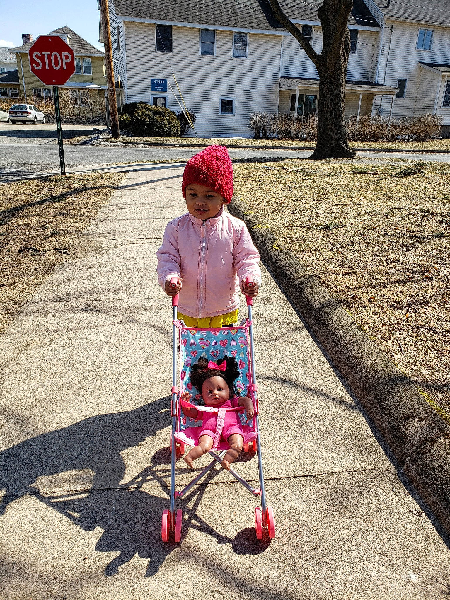 Aolani joined the competition — help win amazing prizes! baby_carriage, baby_products, child, fun, headwear, people, person, pink, plant, play, product, recreation, toddler, vacation, vehicle