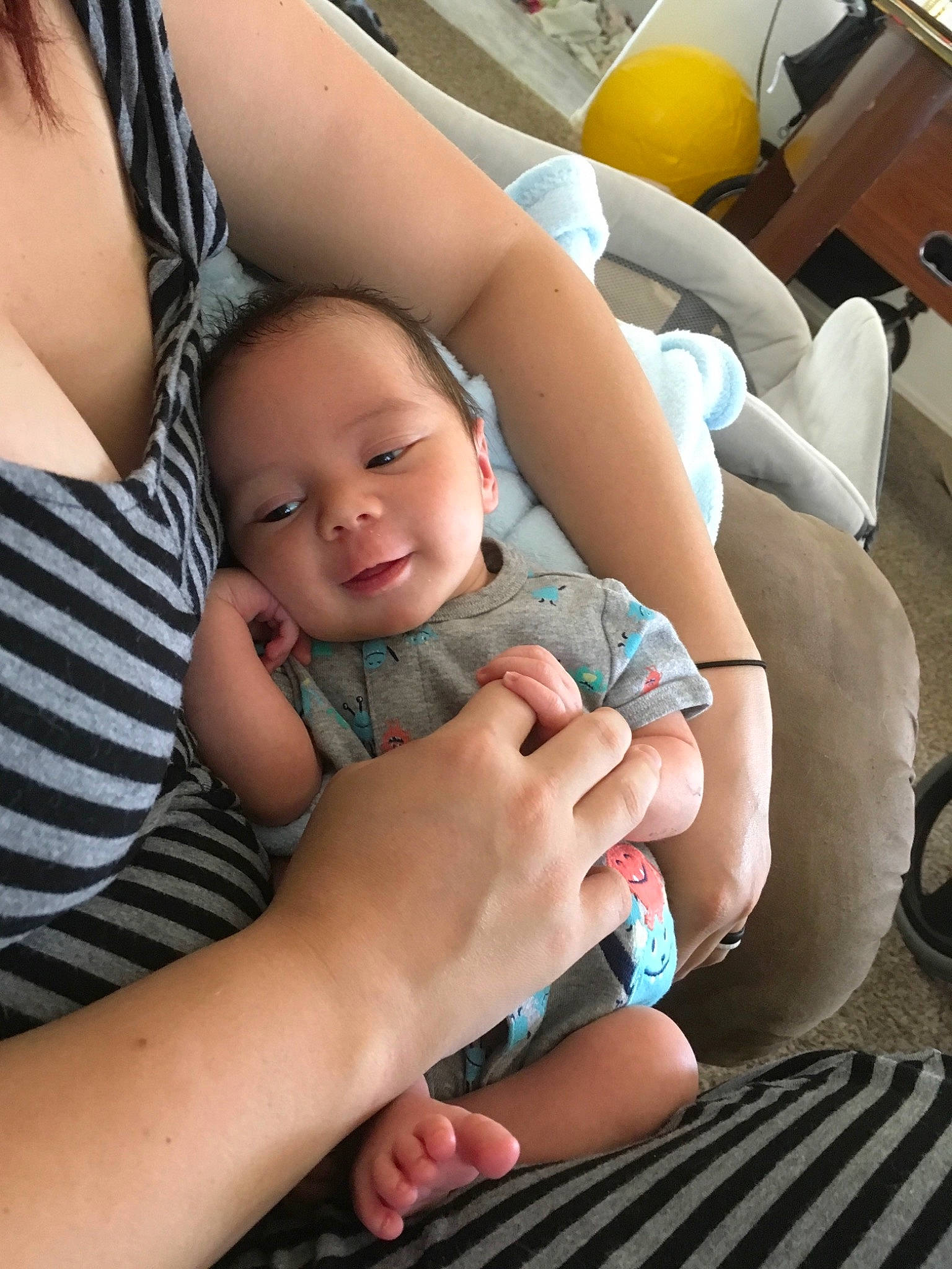 Alexander Ray Potter joined the competition — help win amazing prizes! abdomen, baby, barefoot, child, finger, foot, hand, lap, leg, nail, person, play, sitting, sole, thigh, thumb, toddler, toe, vacation