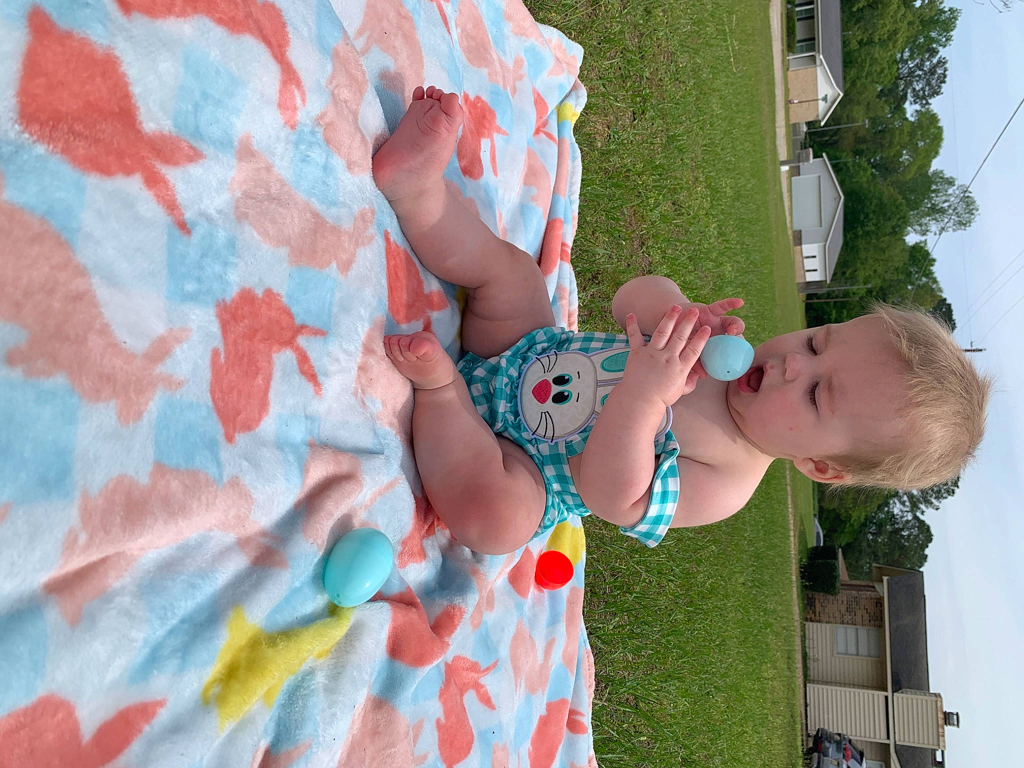 Lawson joined the competition — help win amazing prizes! baby, baby_toddler_clothing, beauty, finger, fun, grass, green, hand, happy, leaf, leisure, pattern, people_in_nature, person, pink, skin, sky, sleeve, summer, toddler