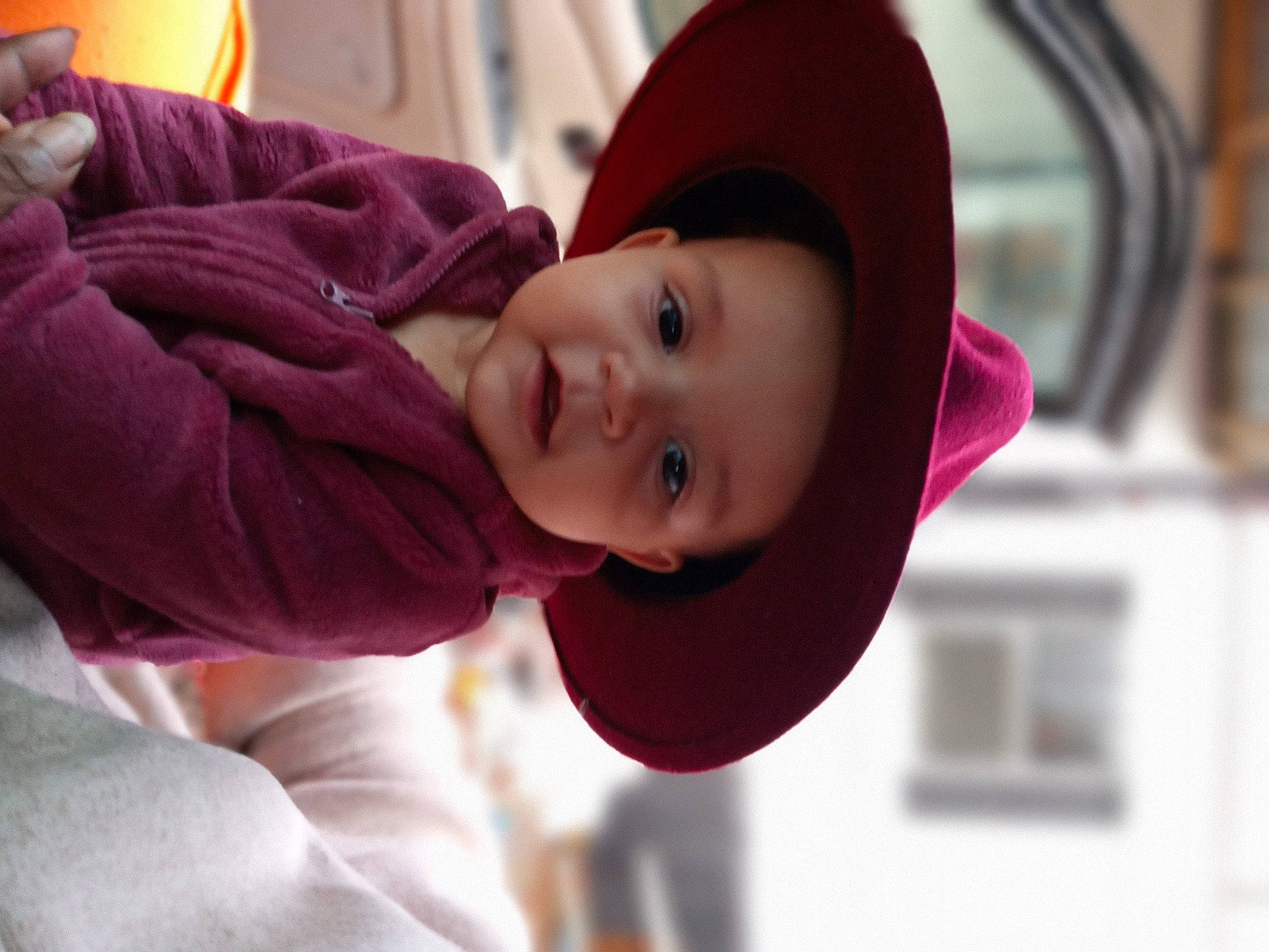 Kailahni joined the competition — help win amazing prizes! baby, beanie, cap, child, fashion_accessory, fun, happy, hat, headwear, lip, magenta, nose, person, pink, portrait_photography, smile, sun_hat, toddler, tree, vacation