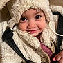 Prune a rejoint le concours — aidez-le/la à gagner de superbes lots ! apparel, baby, bundle, child, closeup, clothing, cute, eyes, face, fluffy, hand, happy, hood, indoor, infant, jacket, person, portrait, smile, warm