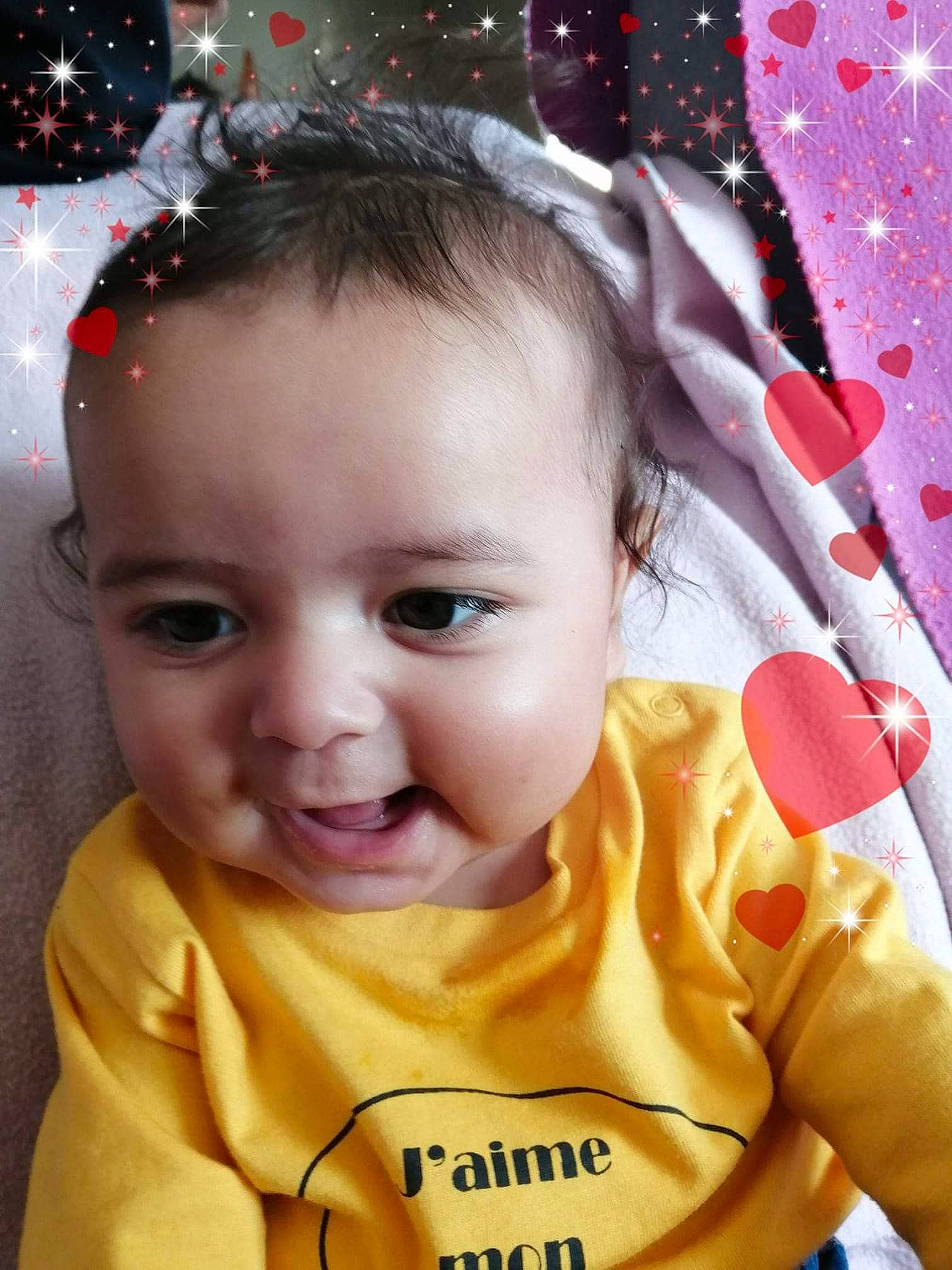 Shannon participe au concours pour gagner de l'argent avec cette photo : baby, cheek, child, ear, face, happy, head, joy, lip, nose, person, skin, smile, toddler