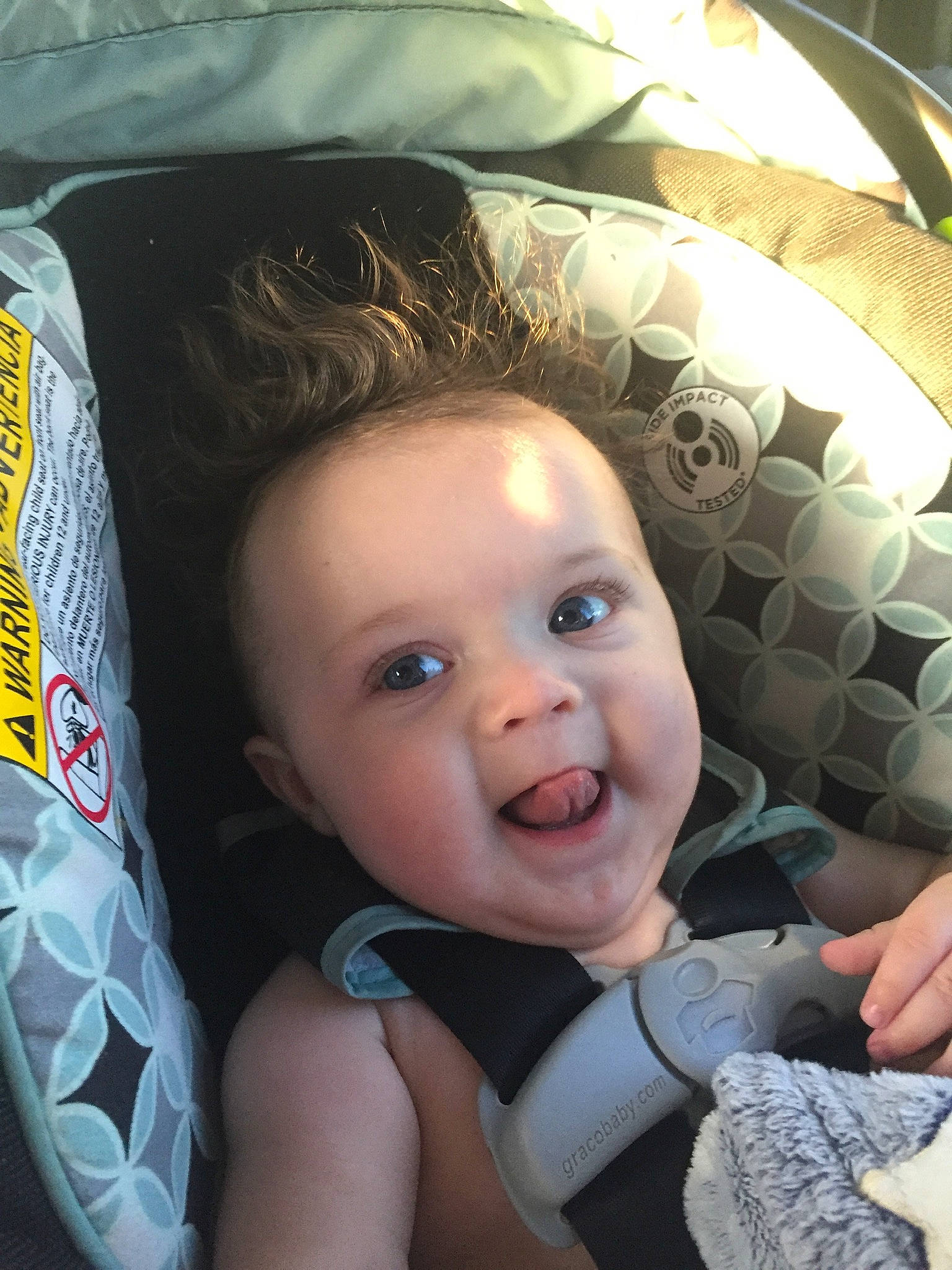 Kj joined the competition — help win amazing prizes! baby, baby_carriage, baby_in_car_seat, baby_products, car_seat, cheek, child, cool, eye, mouth, nose, person, photography, product, skin, smile, toddler, vacation