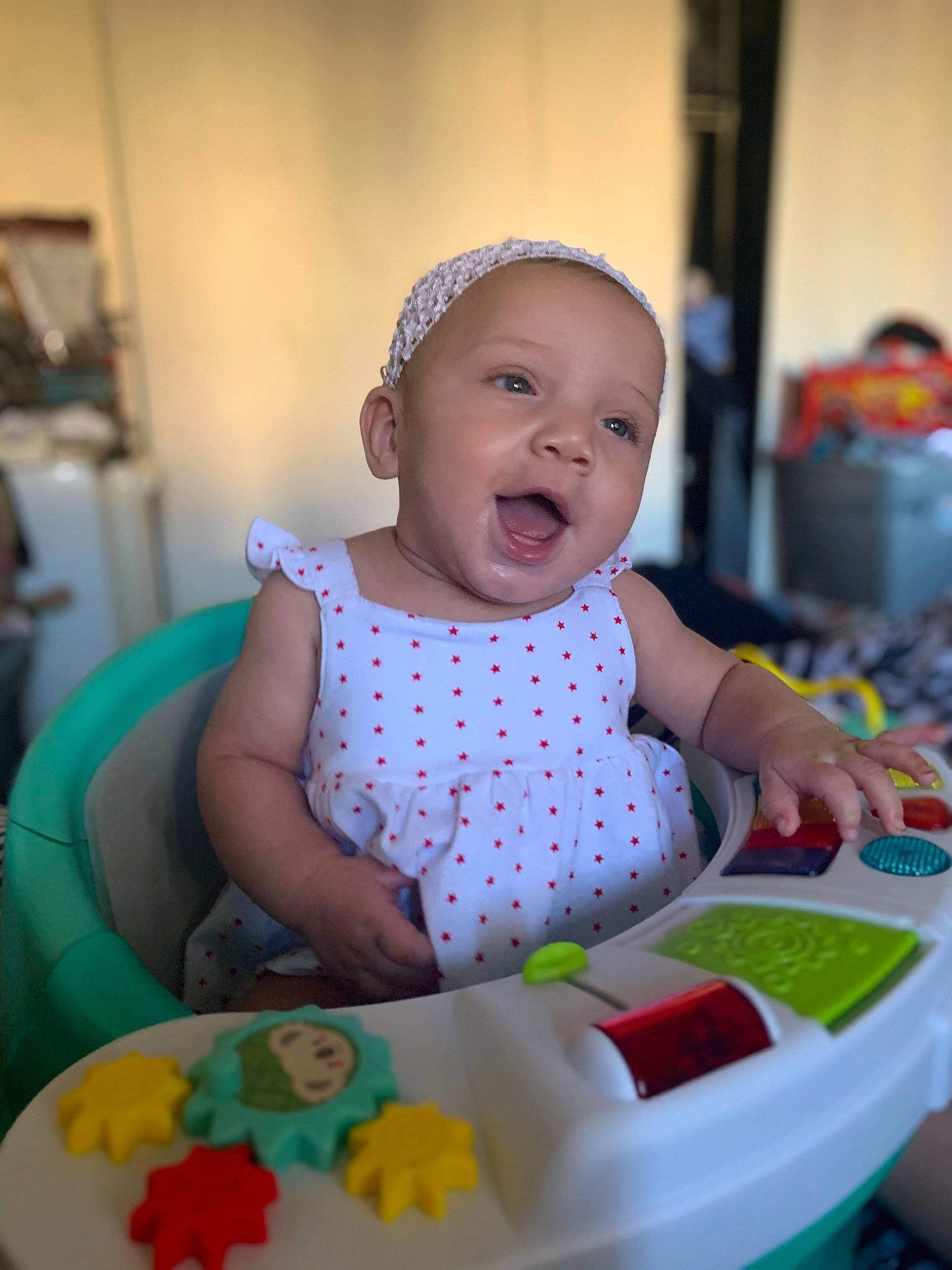 Lei joined the competition — help win amazing prizes! baby, baby_playing_with_toys, baby_products, baby_toddler_clothing, baby_toys, beauty, child, facial_expression, fun, happy, people, person, pink, play, product, room, sitting, skin, smile, sweetness