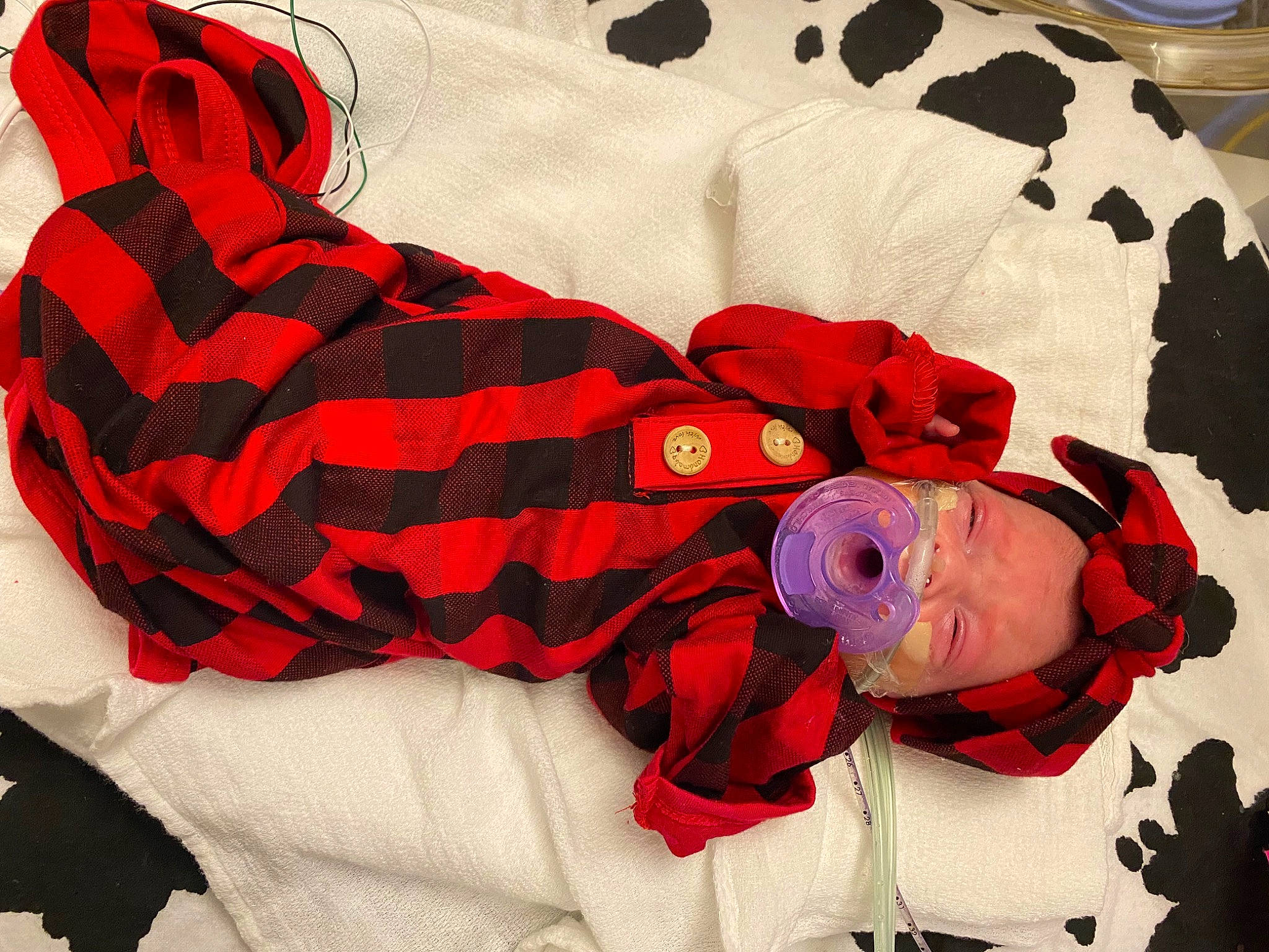 Maylee is registered to the contest to win money with this photo: baby, baby_products, baby_toddler_clothing, carmine, comfort, costume_hat, event, fashion_accessory, fictional_character, happy, linens, magenta, pattern, person, petal, plant, product, rose, sleeve, textile