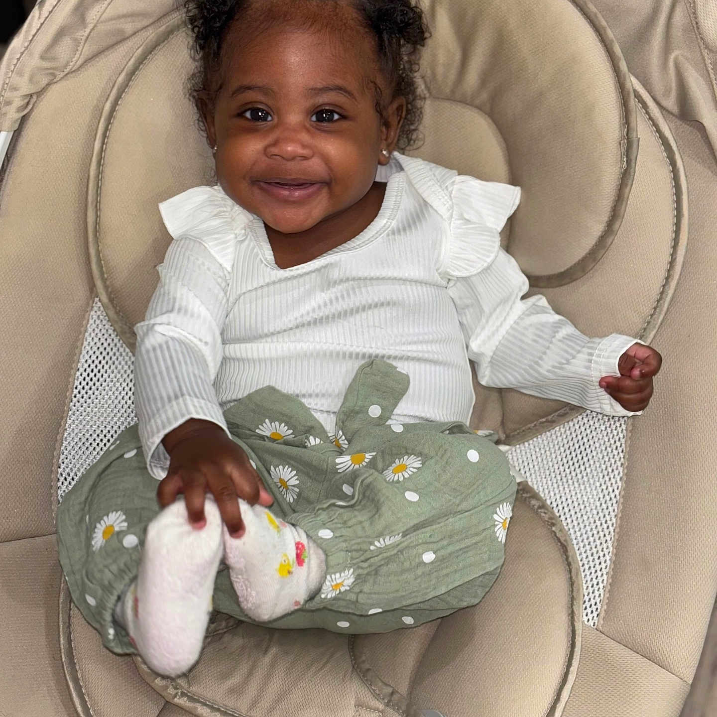 Havyn joined the competition — help win amazing prizes! bodypart, chair, child, clothing, couch, cushion, face, female, finger, furniture, girl, hand, happy, head, homedecor, person, photography, portrait, sitting, smile