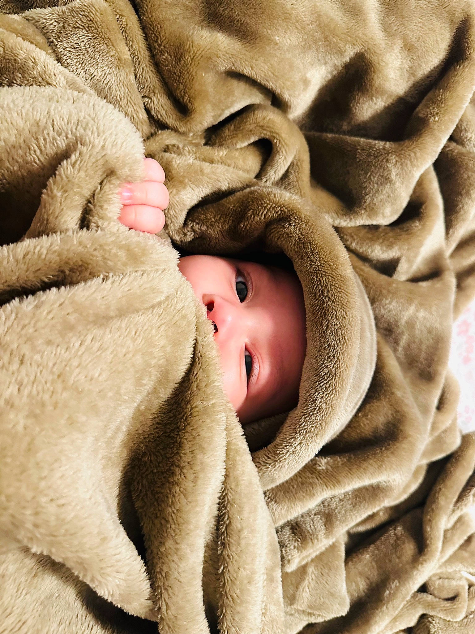 Christopher is registered to the contest to win money with this photo: baby, baby_products, baby_sleeping, baby_toddler_clothing, bedtime, beige, cheek, child, close_up, collar, comfort, face, fur, headwear, linens, no_expression, pattern, person, portrait_photography, sleeve