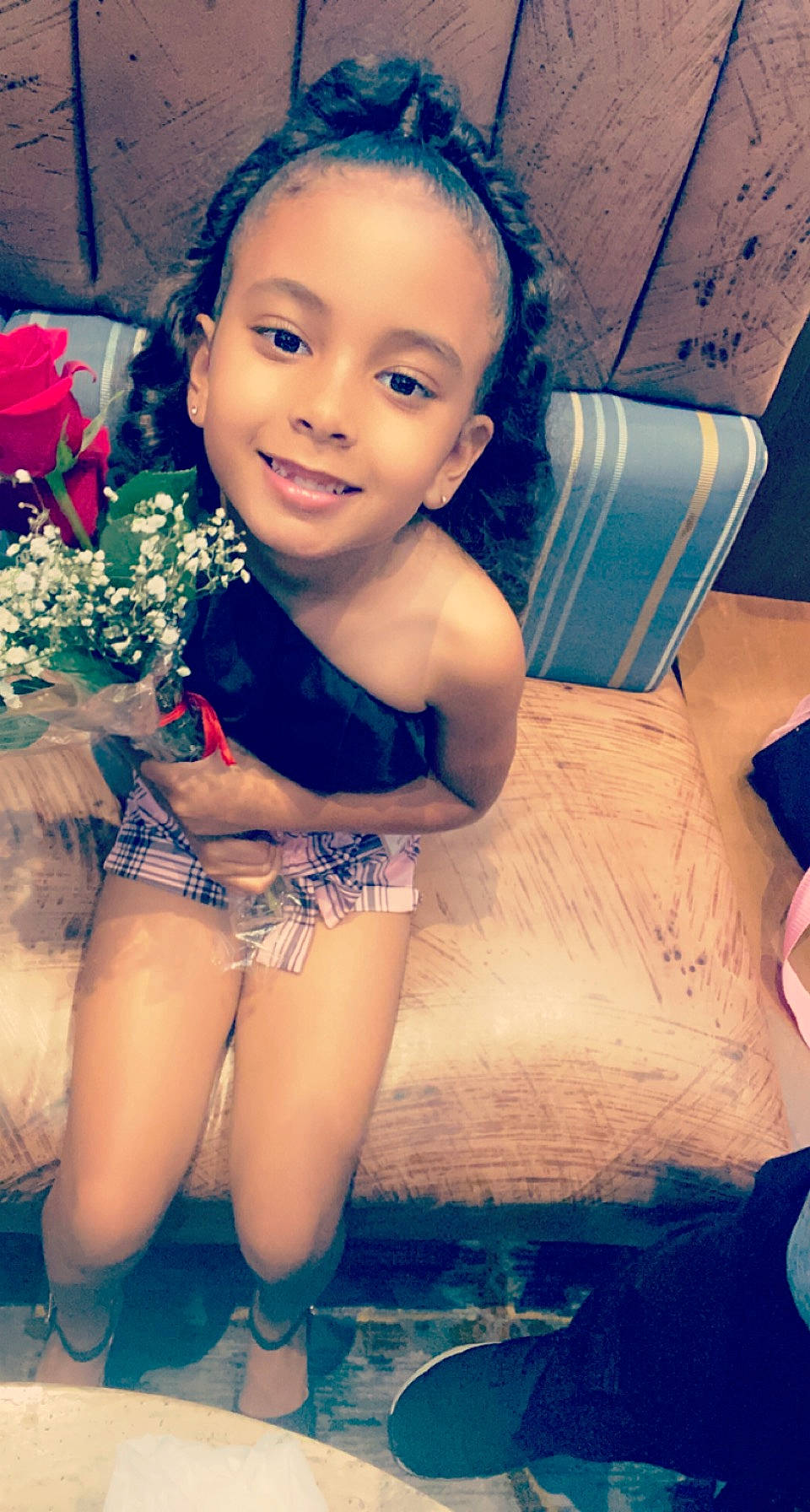 Justice joined the competition — help win amazing prizes! blue, eye, face, facial_expression, flash_photography, hair, hairstyle, happy, head, human, human_body, iris, joy, lip, mouth, organ, person, photograph, shorts, shoulder