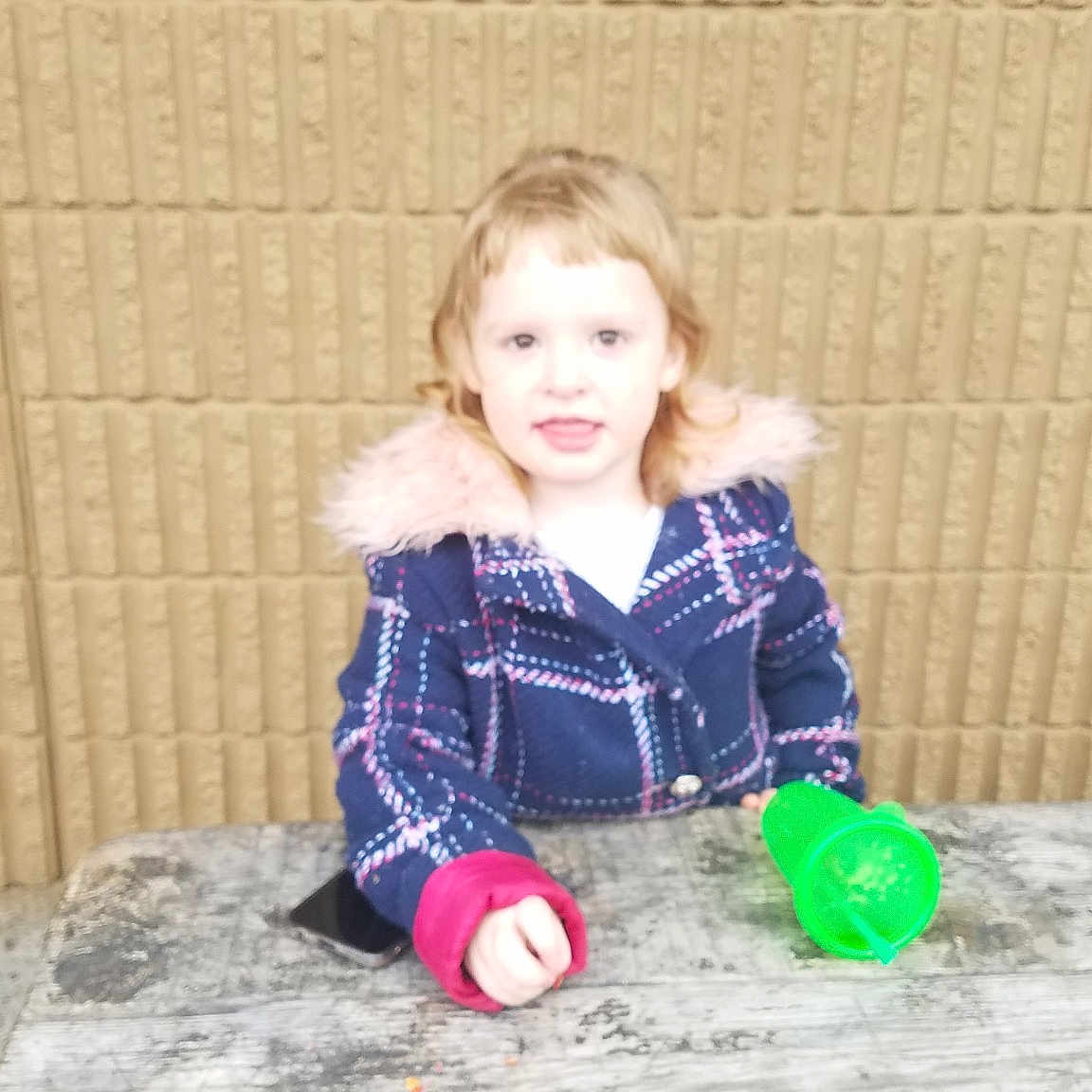 Jalissa joined the competition — help win amazing prizes! ball, child, fun, person, play, sitting, smile, toddler