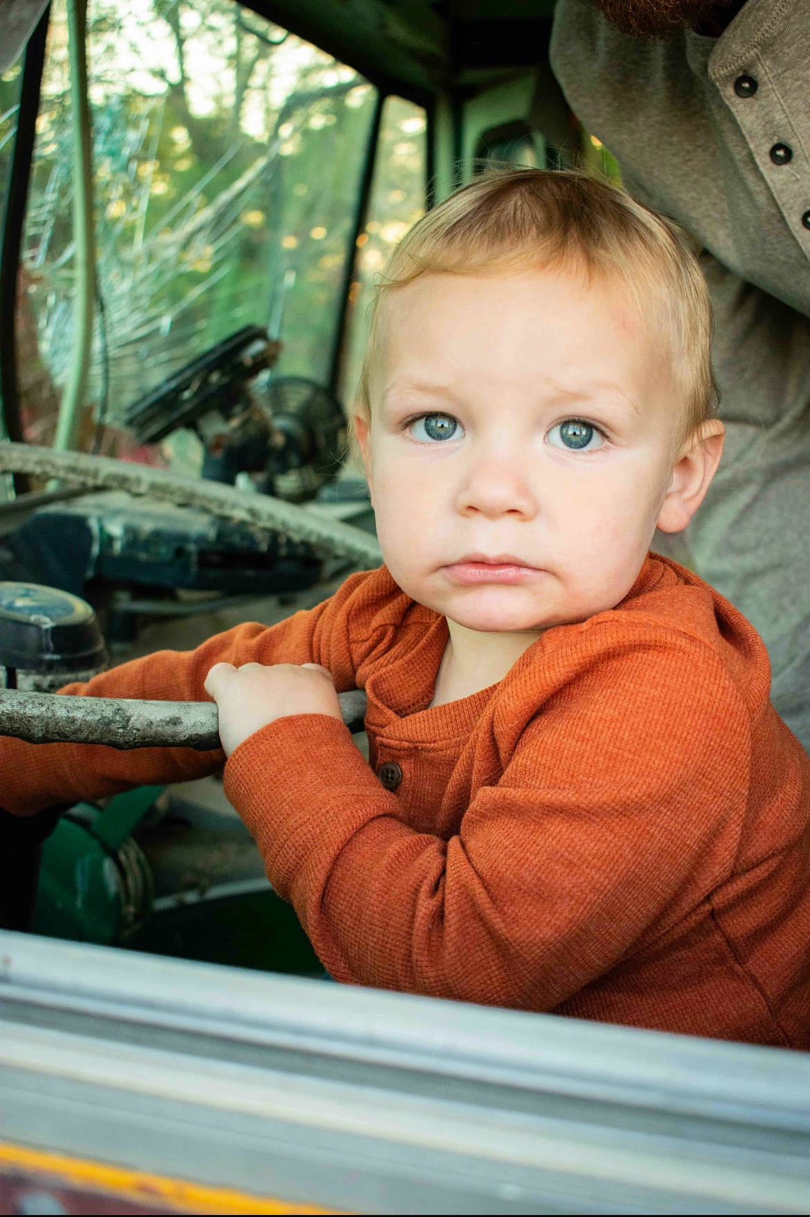 Layken joined the competition — help win amazing prizes! auto_part, automotive_tire, baby, baby_toddler_clothing, cheek, child, flash_photography, fun, happy, iris, leisure, motor_vehicle, person, product, room, sitting, skin, toddler, vehicle_door, windshield