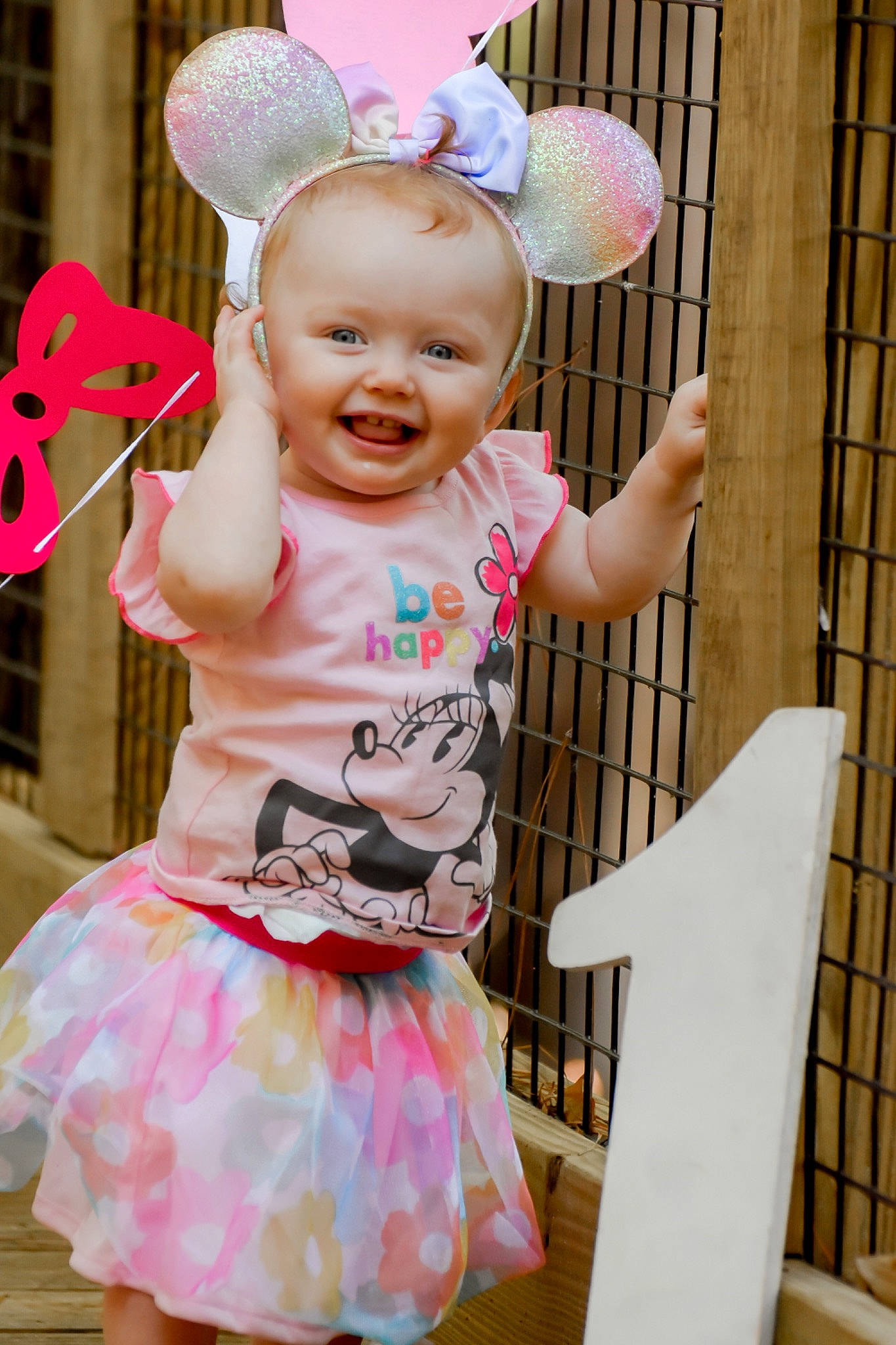 Blakeleigh joined the competition — help win amazing prizes! baby, baby_toddler_clothing, beauty, child, costume, event, fashion_accessory, fun, hair_accessory, happy, headband, joy, magenta, party_supply, pattern, person, pink, play, sleeve, smile