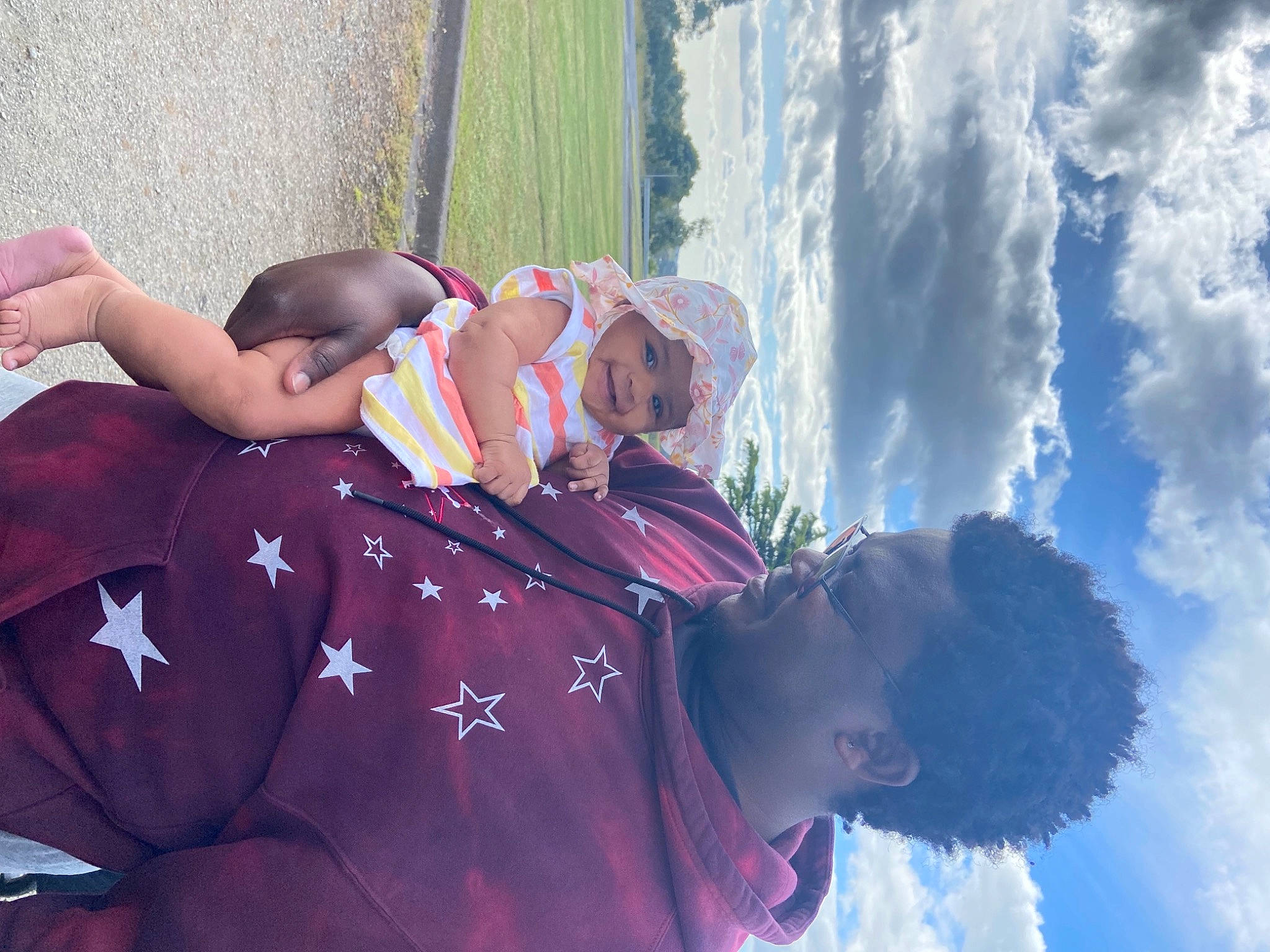 Rae joined the competition — help win amazing prizes! blue, cloud, electric_blue, event, fun, happy, hat, headwear, joy, leisure, morning, people, person, pink, plant, recreation, sky, summer, t_shirt, travel