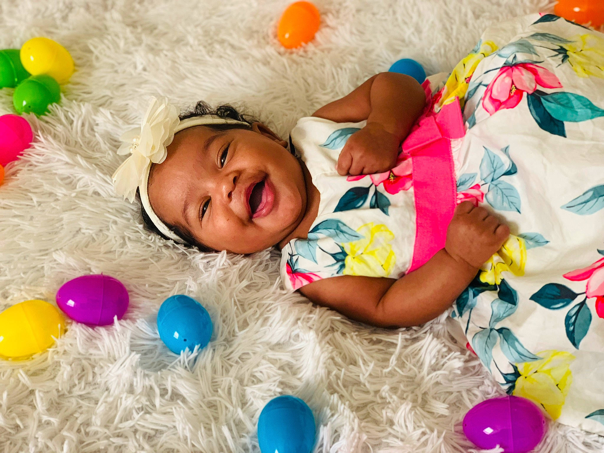 Kalia joined the competition — help win amazing prizes! baby, baby_playing_with_toys, baby_toys, child, easter, fun, happy, holiday, person, play, smile, toddler