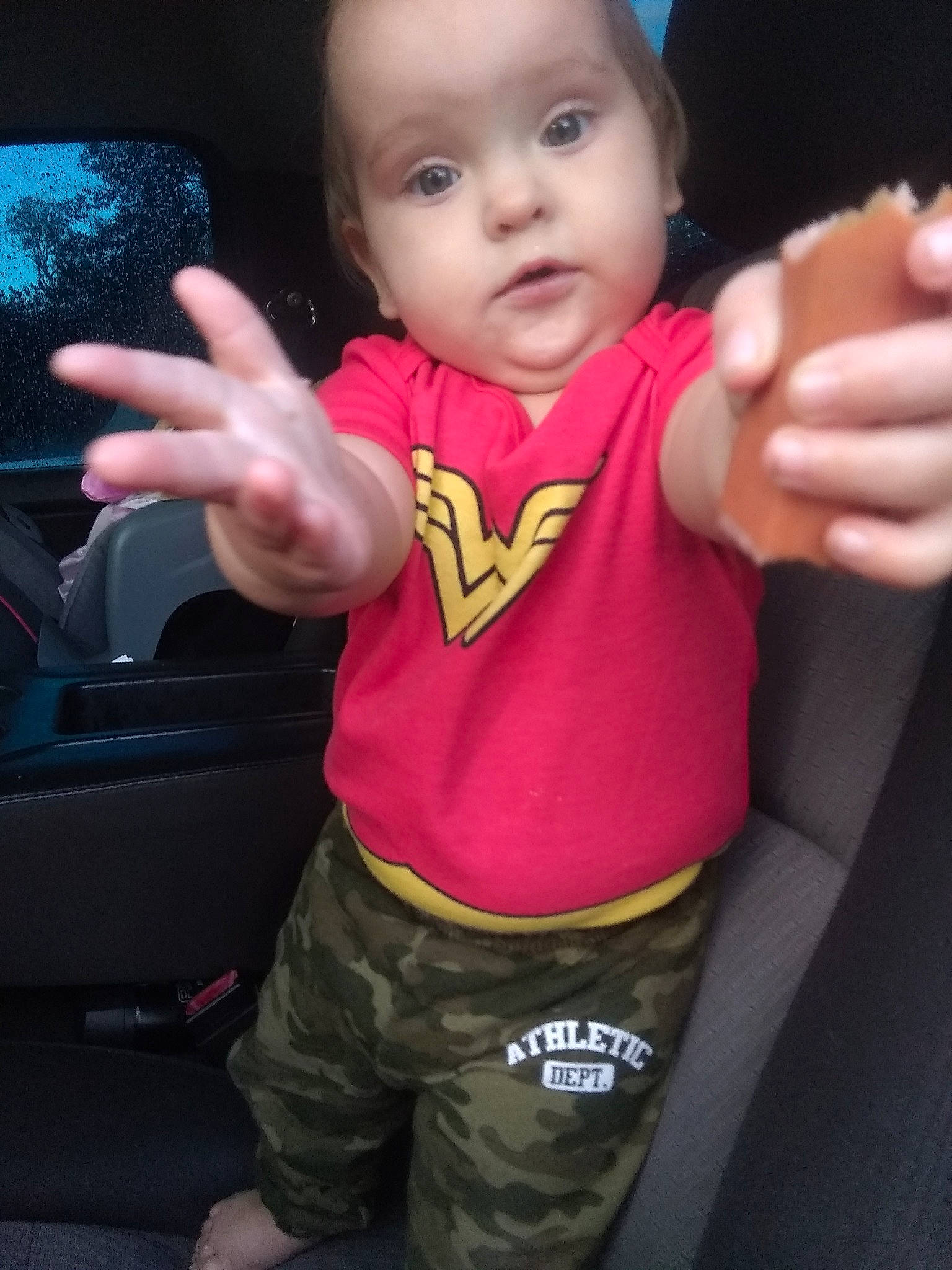 Alaska joined the competition — help win amazing prizes! arm, baby, cheek, child, finger, fun, gesture, hand, person, play, skin, thumb, toddler, vacation