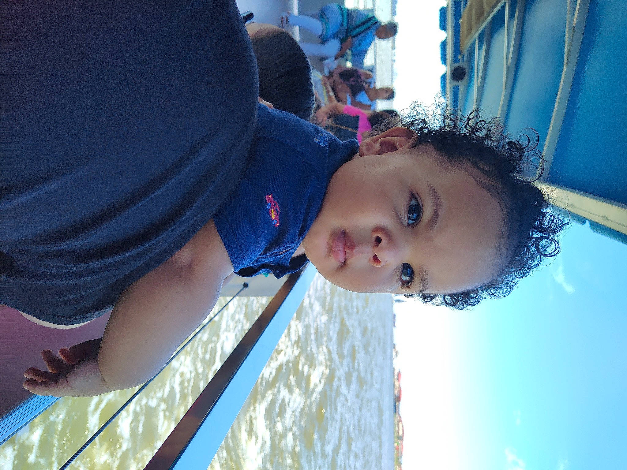 Zayden joined the competition — help win amazing prizes! azure, black_hair, blue, child, cool, electric_blue, fashion_accessory, flash_photography, fun, happy, hat, leisure, person, sky, smile, toddler, travel, tree, vacation, water