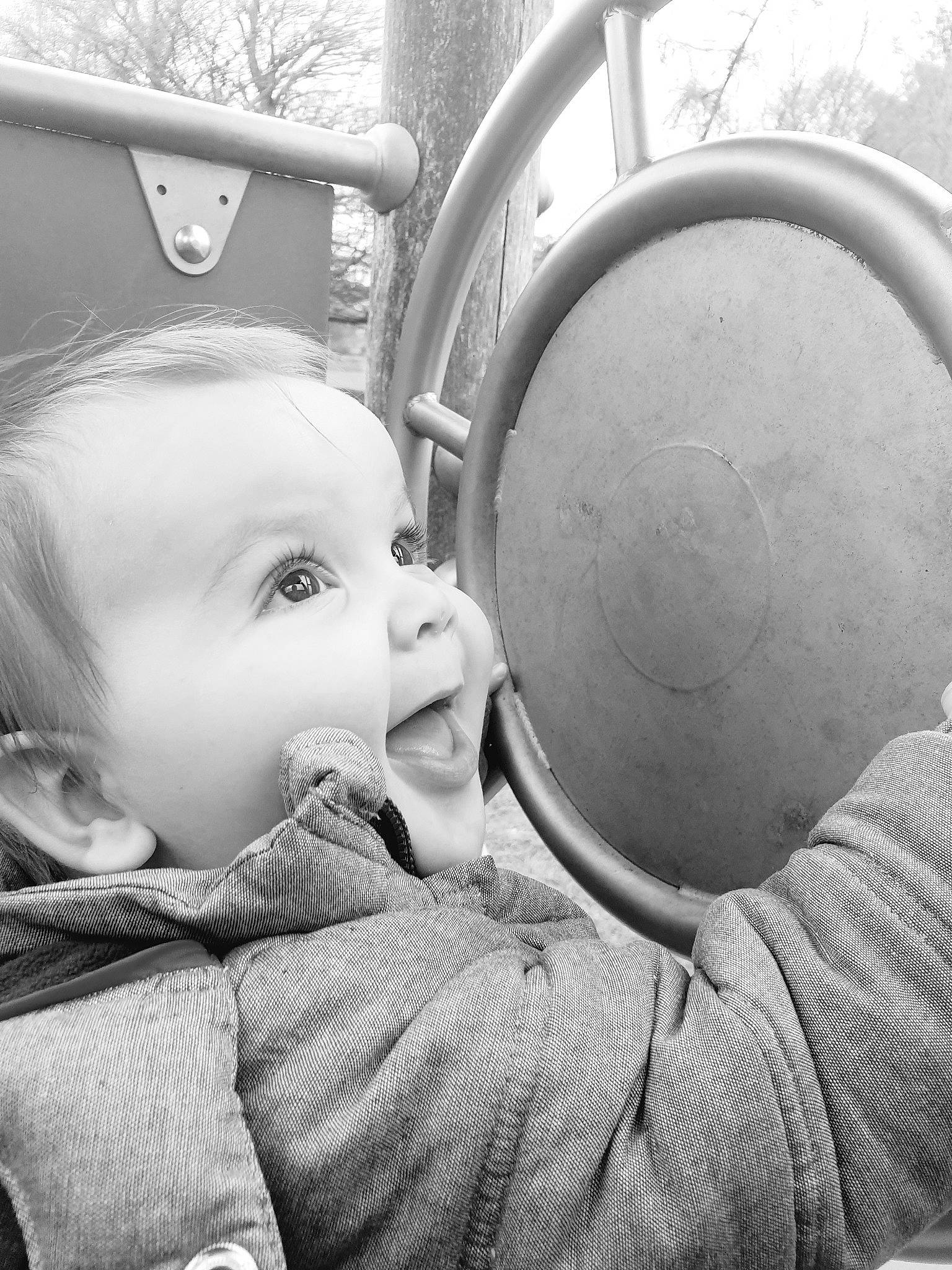 Cory-lee joined the competition — help win amazing prizes! baby, black, black_and_white, comfort, eye, fun, gesture, grass, hairstyle, happy, monochrome, monochrome_photography, morning, people, person, plant, style, toddler, tree, white