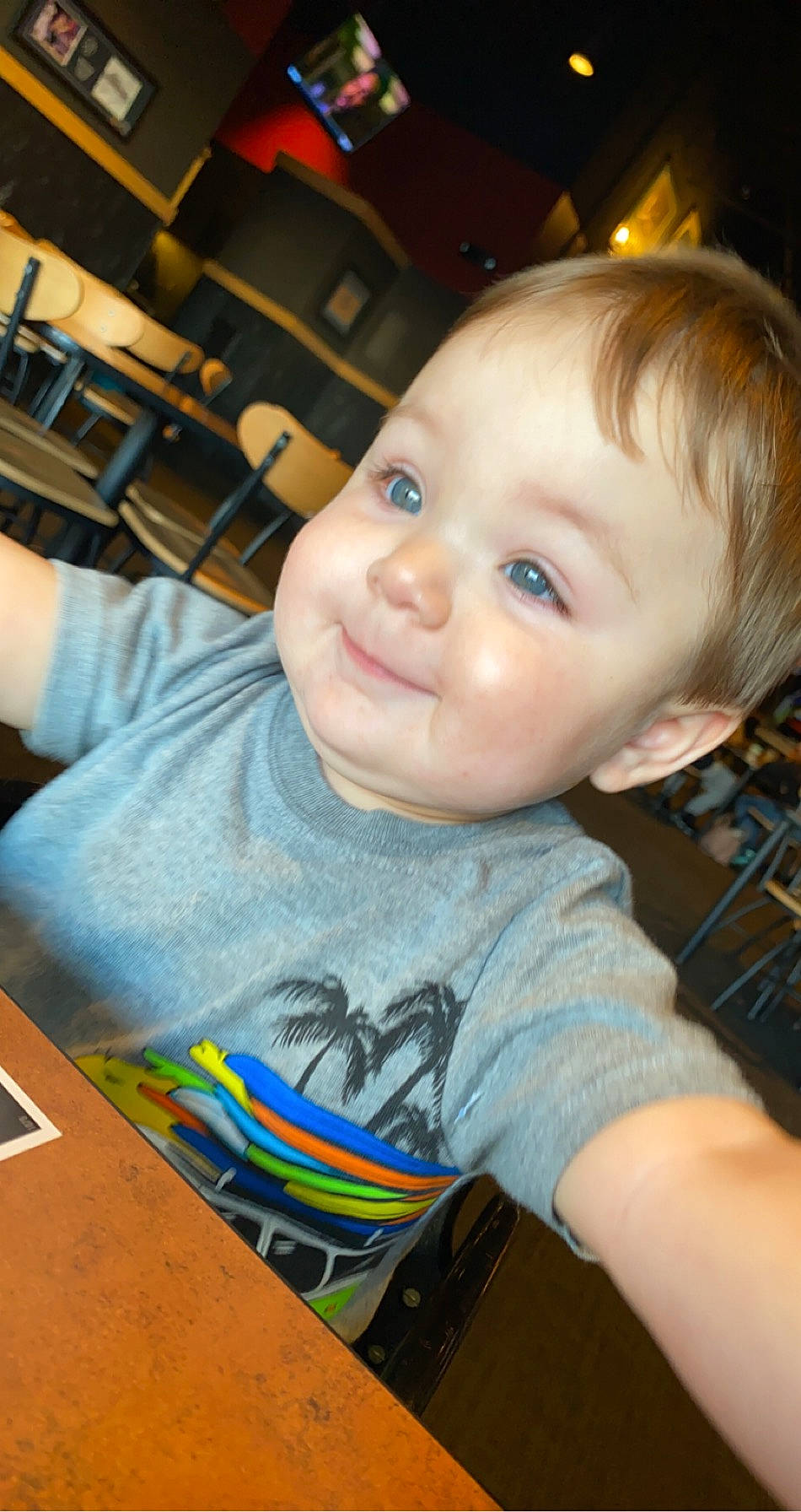 Santiago joined the competition — help win amazing prizes! active_shirt, baby, baby_toddler_clothing, cheek, child, cool, ear, eyebrow, eyelash, forehead, iris, joy, person, toddler