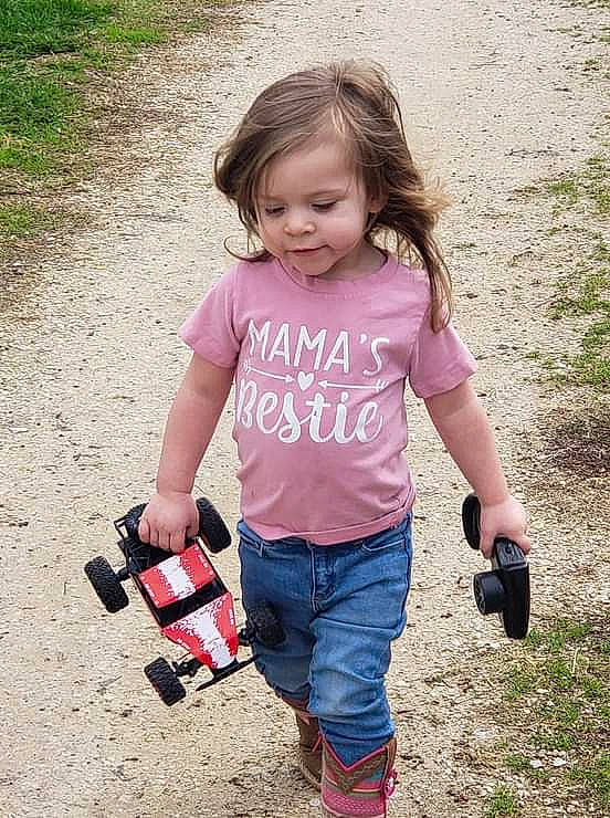 Edith joined the competition — help win amazing prizes! baby_toddler_clothing, child, cool, denim, face, fun, grass, hand, happy, people_in_nature, person, plant, play, recreation, rolling, shoe, sleeve, soil, t_shirt, toddler