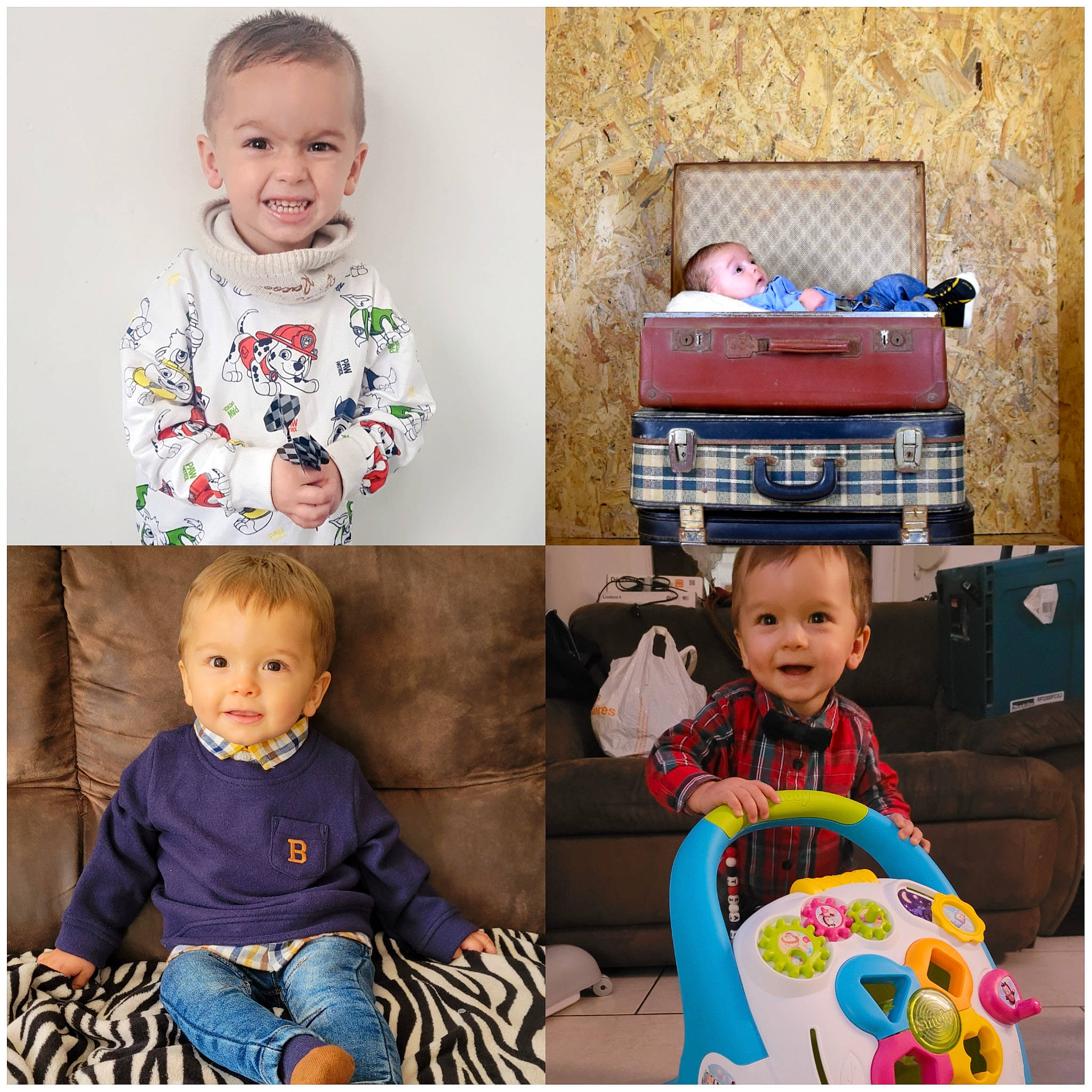 Tiago participe au concours pour gagner de l'argent avec cette photo : baby, baby_toddler_clothing, child, clothing, collar, face, facial_expression, happy, jeans, joy, luggage_and_bags, outerwear, people, person, photograph, product, sleeve, smile, snapshot, t_shirt