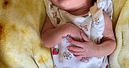 Ahvi joined the competition — help win amazing prizes! baby, blanket, child, cozy, cute, fingers, foot, hand, indoors, infant, newborn, onesie, person, portrait, relaxing, resting, skin, sleepwear, soft