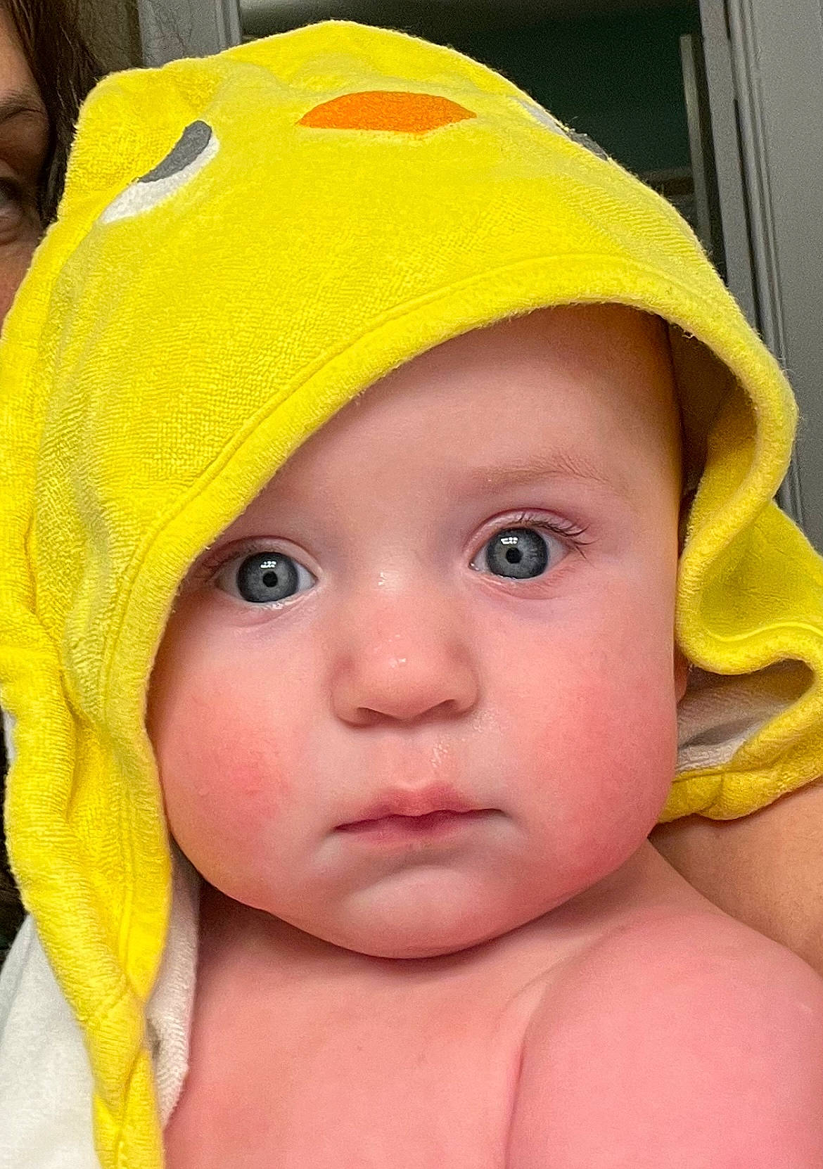 Jonathan joined the competition — help win amazing prizes! baby, baby_toddler_clothing, cap, cheek, child, chin, close_up, eye, eyebrow, eyelash, face, facial_expression, fun, headgear, headwear, iris, lip, nose, person, skin