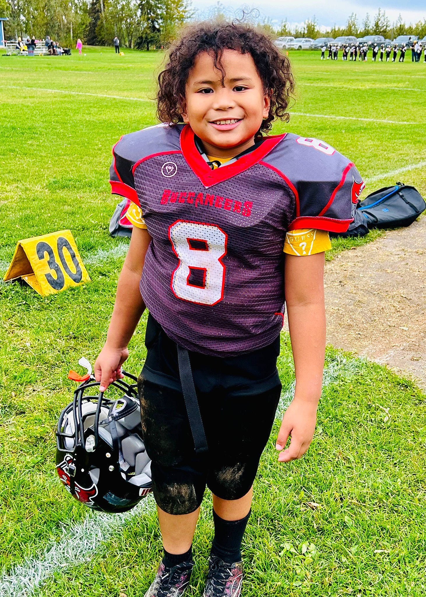 Oakland joined the competition — help win amazing prizes! american_football, ball_game, face_mask, football_equipment, football_gear, football_player, grass, gridiron_football, jersey, joy, person, personal_protective_equipment, player, shoe, shorts, sneakers, sports, sports_equipment, sports_gear, sports_uniform