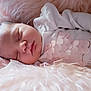 Katie is registered to the contest to win money with this photo: beauty, bed, bedtime, cheek, child, close_up, girl, hair_accessory, infant, lip, pink, product, skin, sleep, toddler