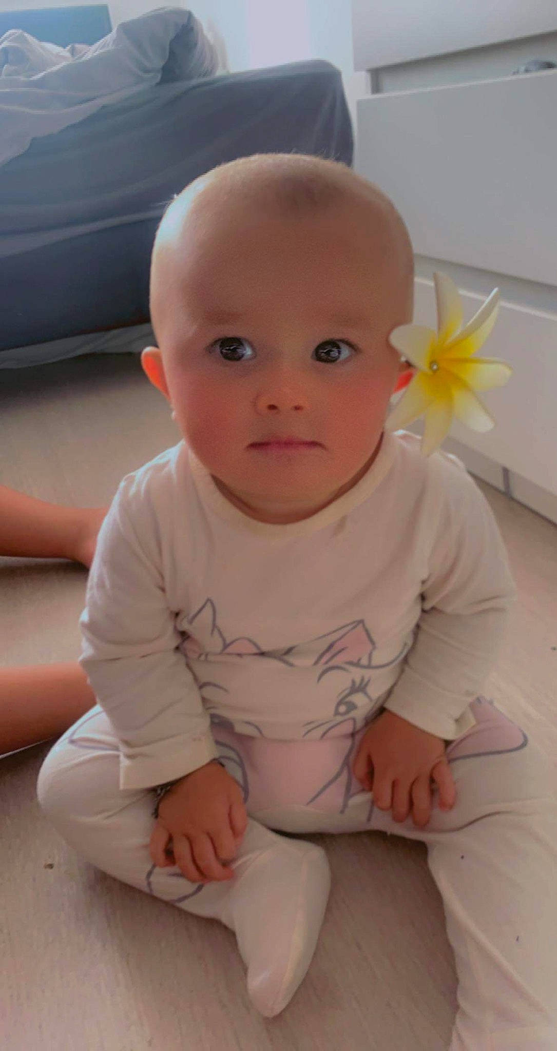 Noelani a rejoint le concours — aidez-le/la à gagner de superbes lots ! baby, baby_toddler_clothing, cheek, child, comfort, eye, eyebrow, finger, happy, human_body, iris, lip, mouth, nose, people, person, pink, skin, sleeve, toddler