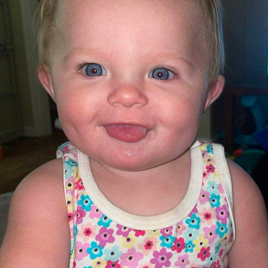 Lainey joined the competition — help win amazing prizes! accessories, baby, bodypart, clothing, face, happy, head, indoors, jewelry, laughing, mouth, person, photography, portrait, scarf, selfie, smile, t_shirt, tanktop, teeth