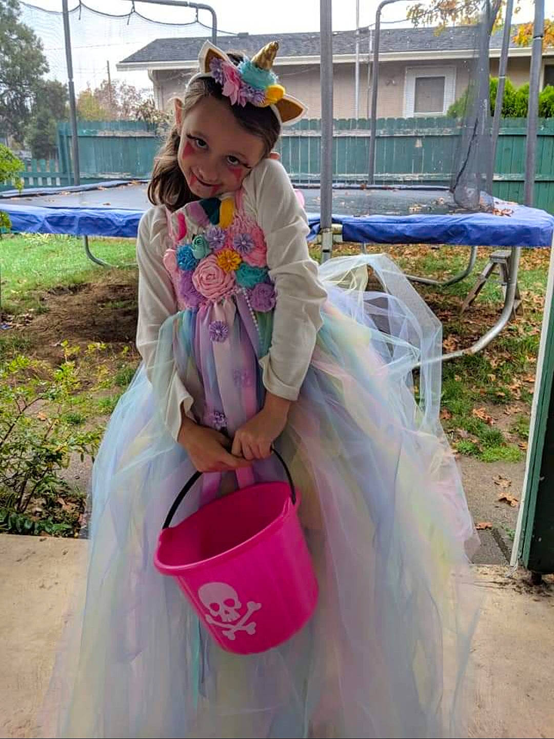 Zoey joined the competition — help win amazing prizes! child, costume, dress, fun, hair_accessory, joy, person, pink, play, smile
