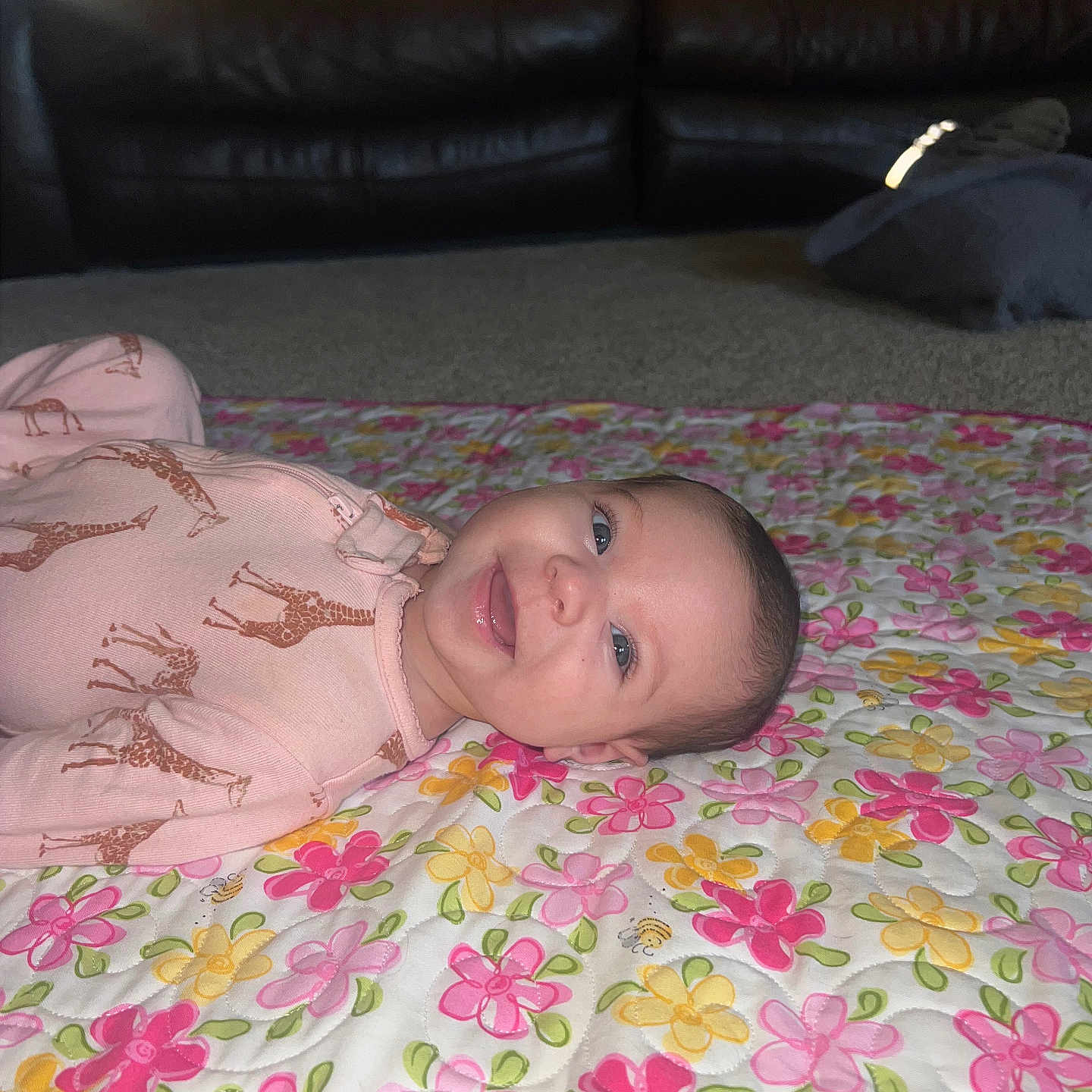 Paisley joined the competition — help win amazing prizes! architecture, baby, bed, bedroom, blanket, building, couch, cushion, face, furniture, head, homedecor, indoors, livingroom, newborn, person, photography, portrait, quilt, room