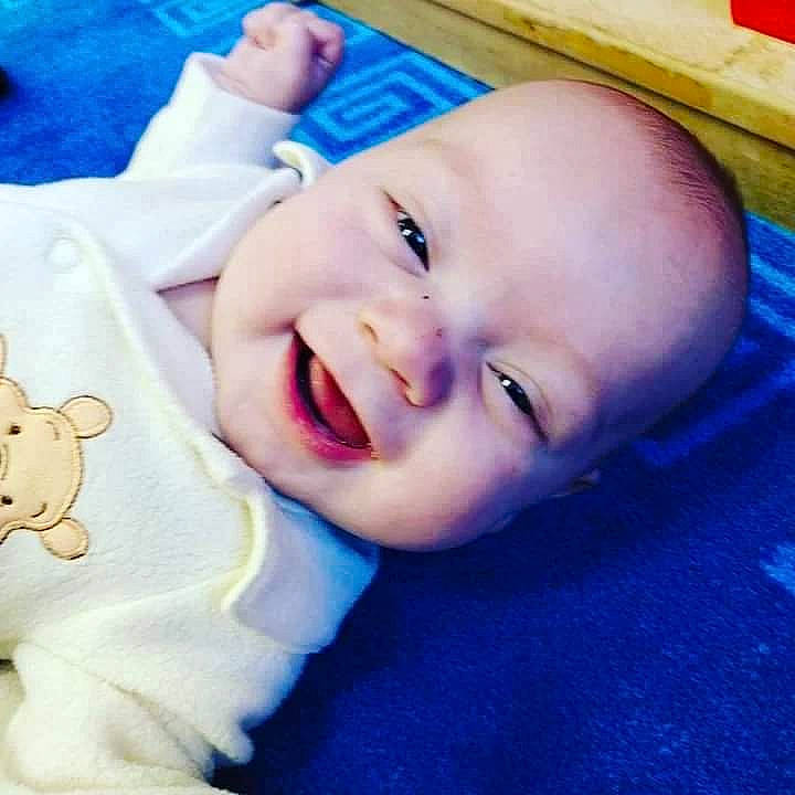 Malachi Mcgraw joined the competition — help win amazing prizes! baby, baby_toddler_clothing, cheek, chin, cloud, cool, eyebrow, face, happy, head, iris, lip, mammal, mouth, nose, person, skin, sleeve, smile, toddler