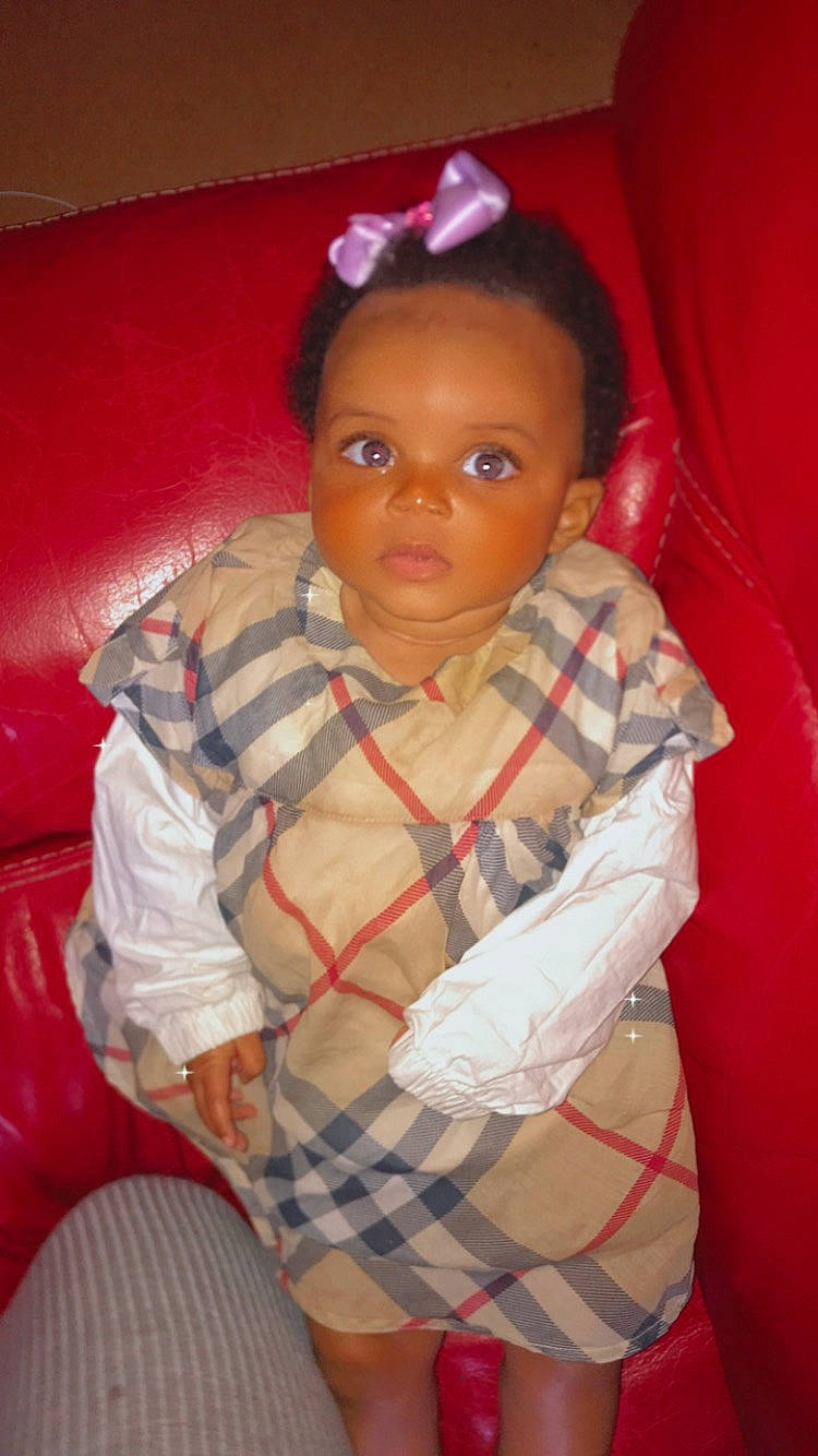 Lysea-jann participe au concours pour gagner de l'argent avec cette photo : baby, cheek, child, chin, comfort, eye, forehead, fun, hair, happy, iris, lip, mouth, nose, person, plaid, skin, tartan, textile, toddler