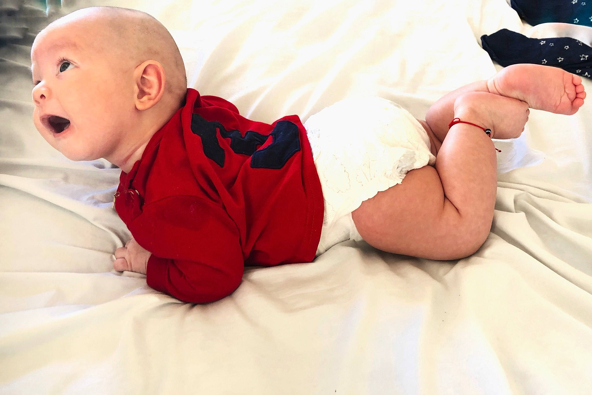 Iker joined the competition — help win amazing prizes! arm, baby, child, leg, person, toddler