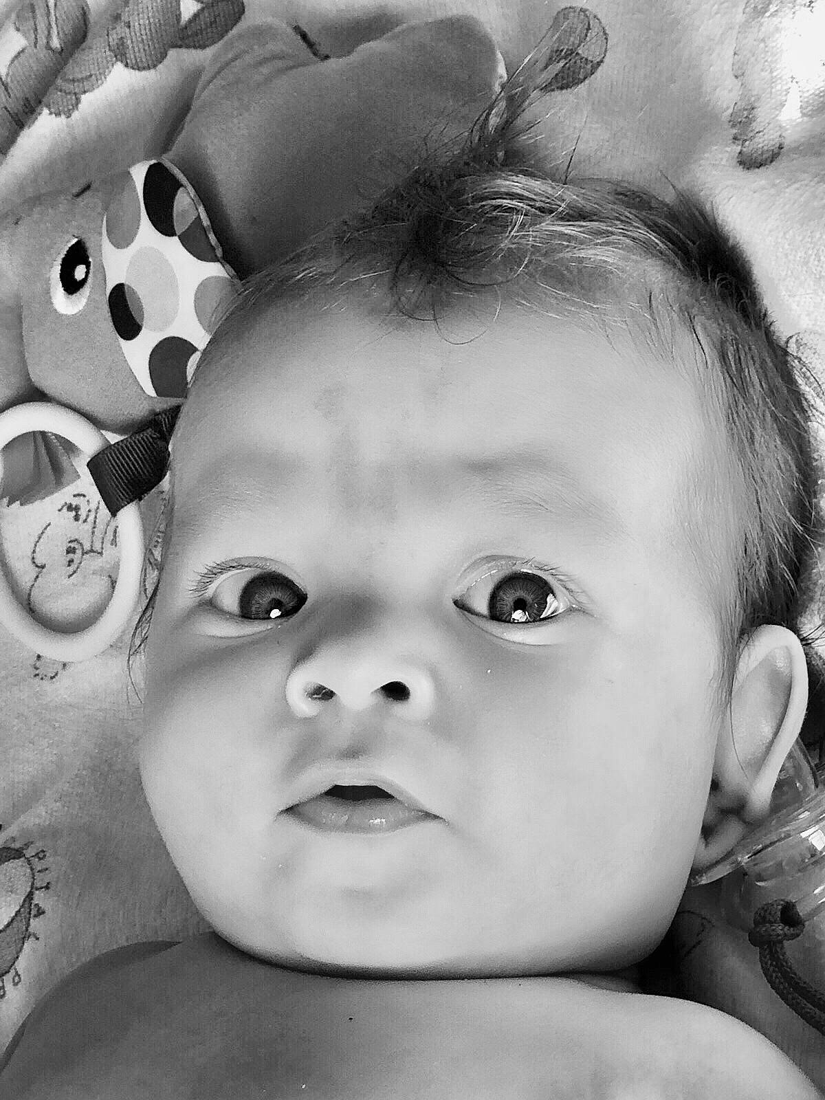 Iker joined the competition — help win amazing prizes! baby, black_and_white, cheek, child, close_up, eye, face, forehead, head, iris, lip, monochrome, monochrome_photography, mouth, nose, person, photograph, photography, portrait, portrait_photography
