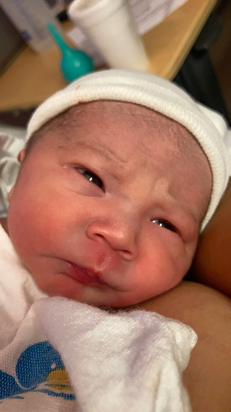 Harrison joined the competition — help win amazing prizes! baby, baby_toddler_clothing, cheek, child, chin, close_up, comfort, eye, eyebrow, eyelash, facial_expression, finger, happy, headwear, iris, lip, mouth, nose, person, skin