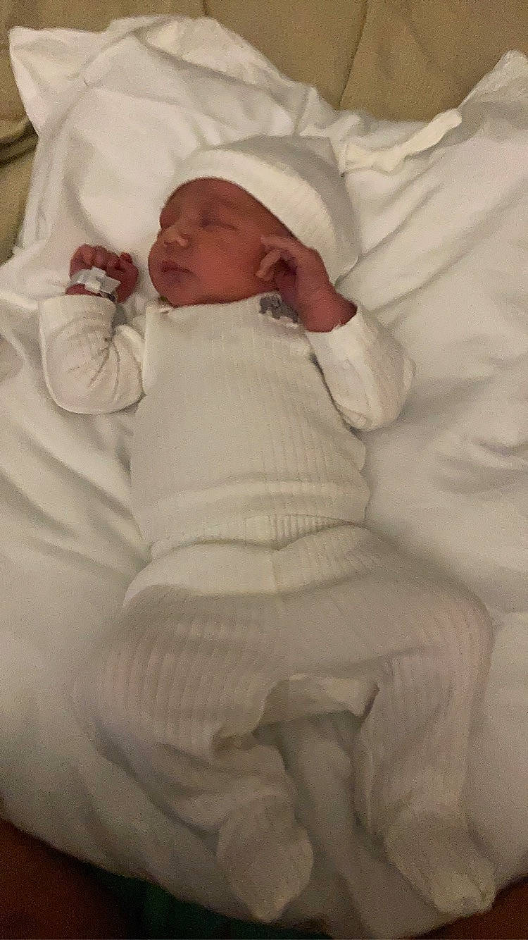 Harrison is registered to the contest to win money with this photo: baby, baby_products, baby_safety, baby_sleeping, baby_toddler_clothing, bedding, bedtime, child, comfort, face, hat, linens, nap, person, room, skin, sleep, sleeve, thumb, toddler