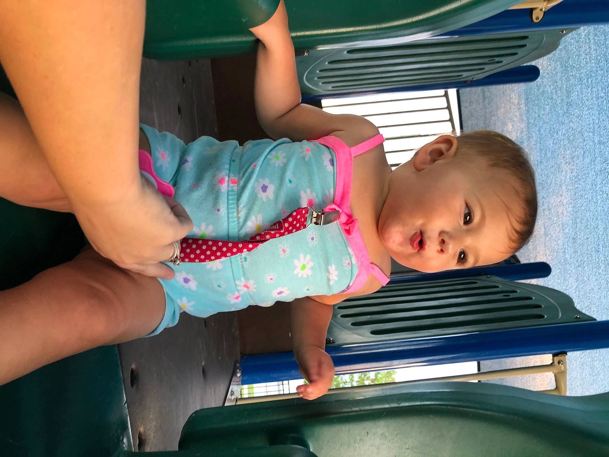 Brooklyn is registered to the contest to win money with this photo: baby, baby_toddler_clothing, blue, child, elbow, finger, fun, hand, happy, human_leg, joint, knee, leg, leisure, mouth, muscle, person, smile, thigh, toddler