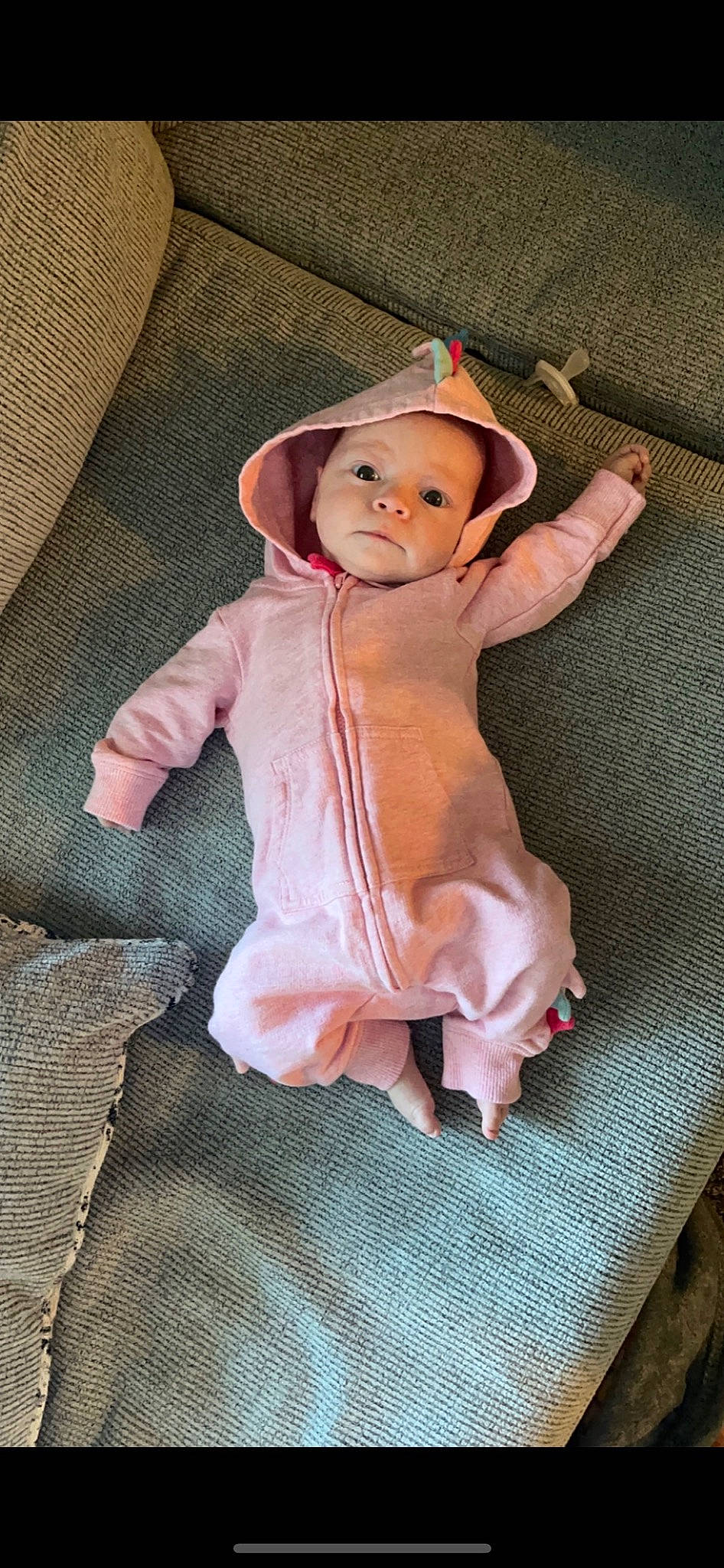 Addyson is registered to the contest to win money with this photo: baby, baby_products, baby_toddler_clothing, cheek, child, comfort, fashion_accessory, hat, head, linens, magenta, pattern, peach, person, pink, sitting, sleeve, sun_hat, toddler, vintage_clothing