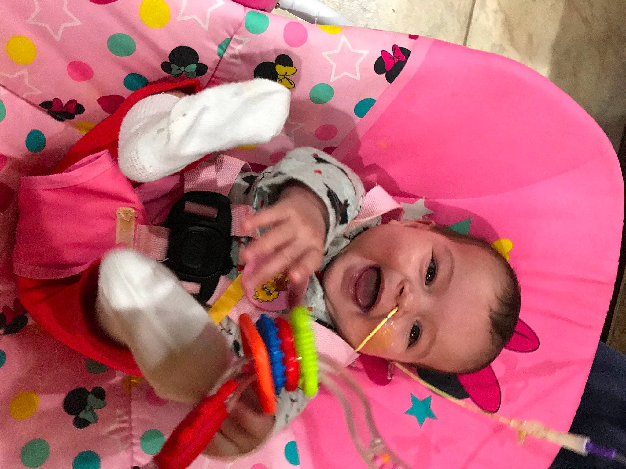 Hermione is registered to the contest to win money with this photo: baby, child, person, pink, play, product, toddler